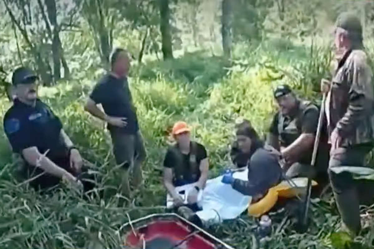 Three family members rescued after three days lost in Michigan wilderness