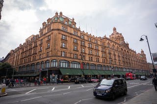 Harrodsโs historic store is in Londonโs Knightsbridge (James Manning/PA)