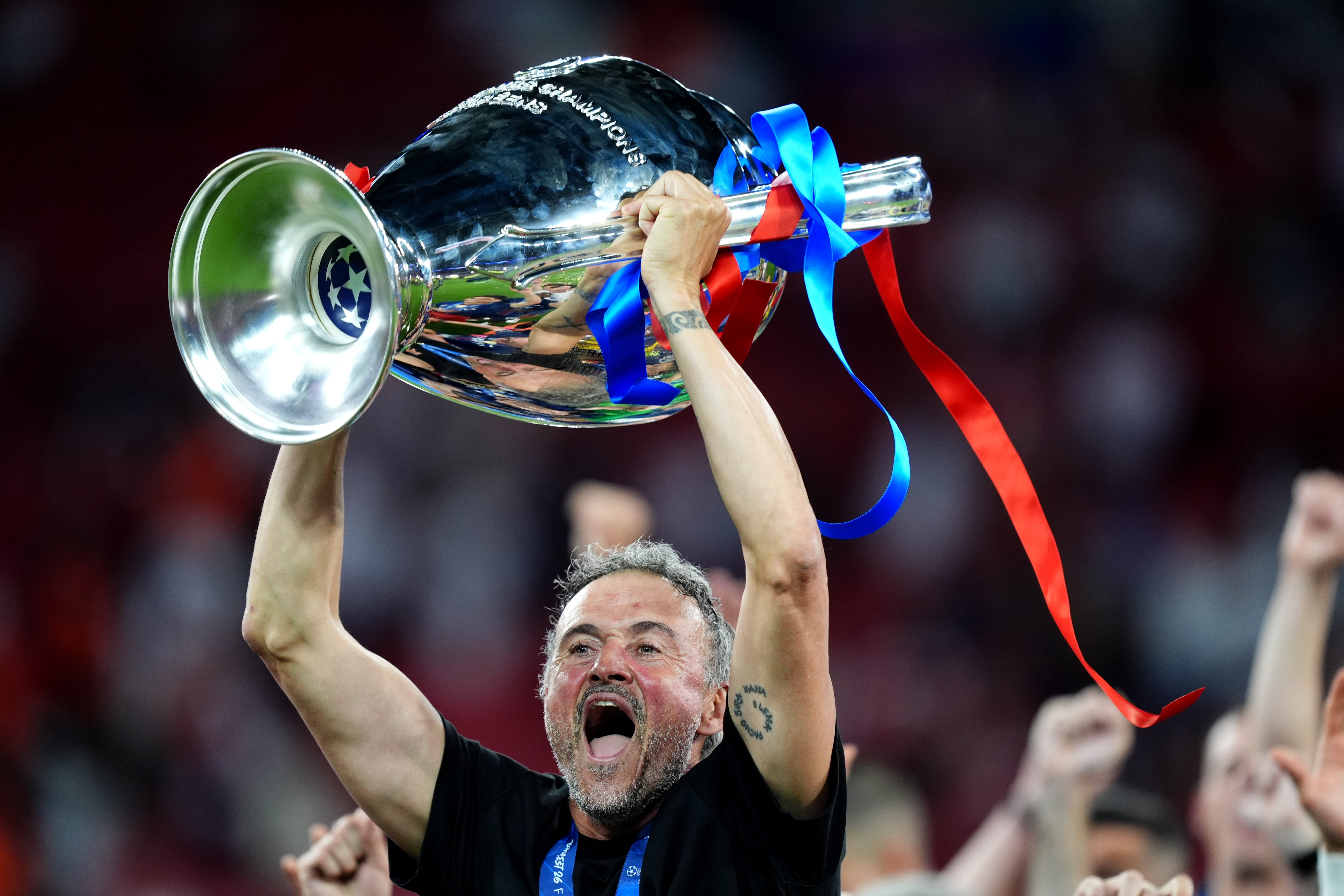 Luis Enrique has won nine trophies in his last two seasons at PSG