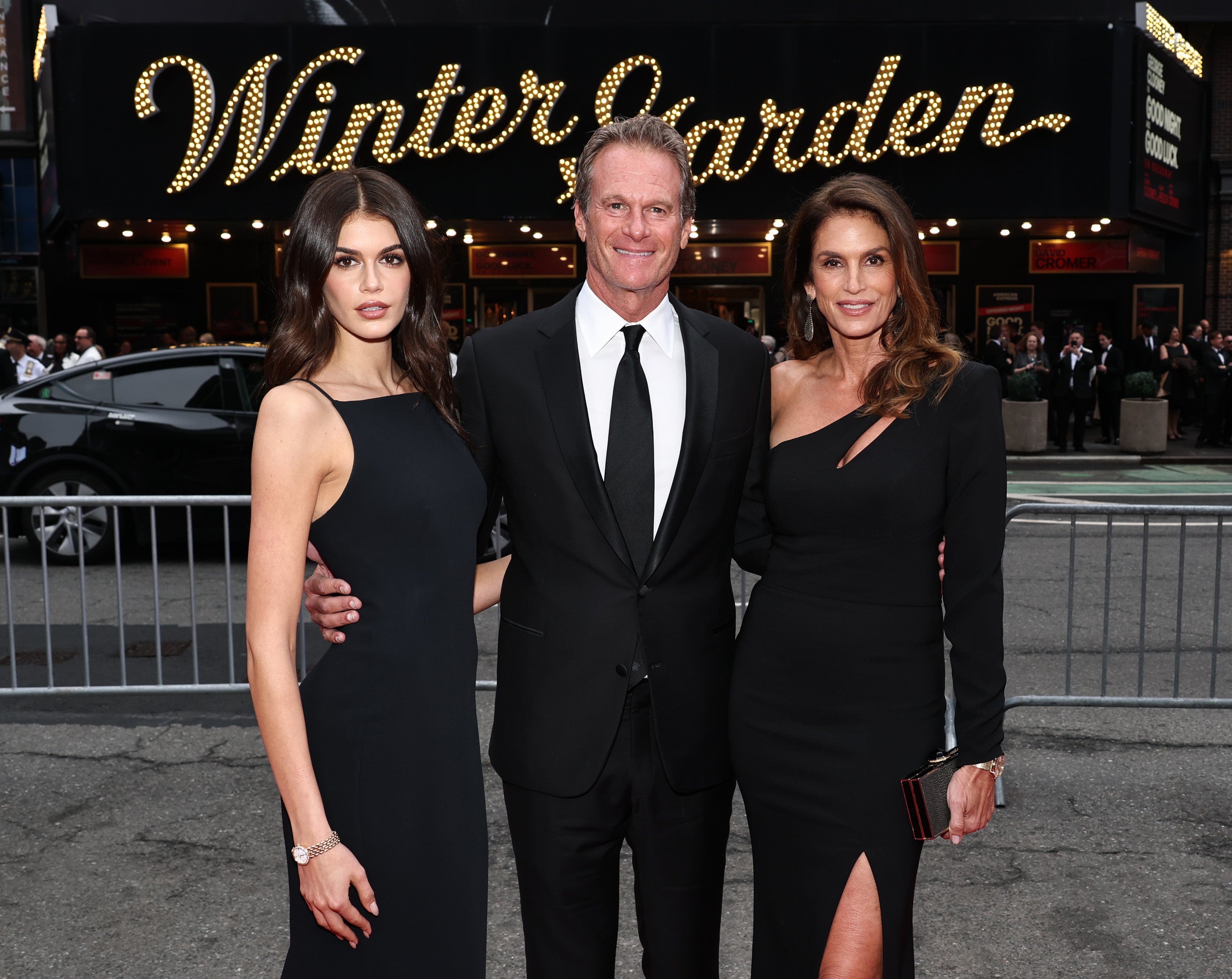 Kaia (left) is the only daughter of Rande Gerber and Cindy Crawford (right)