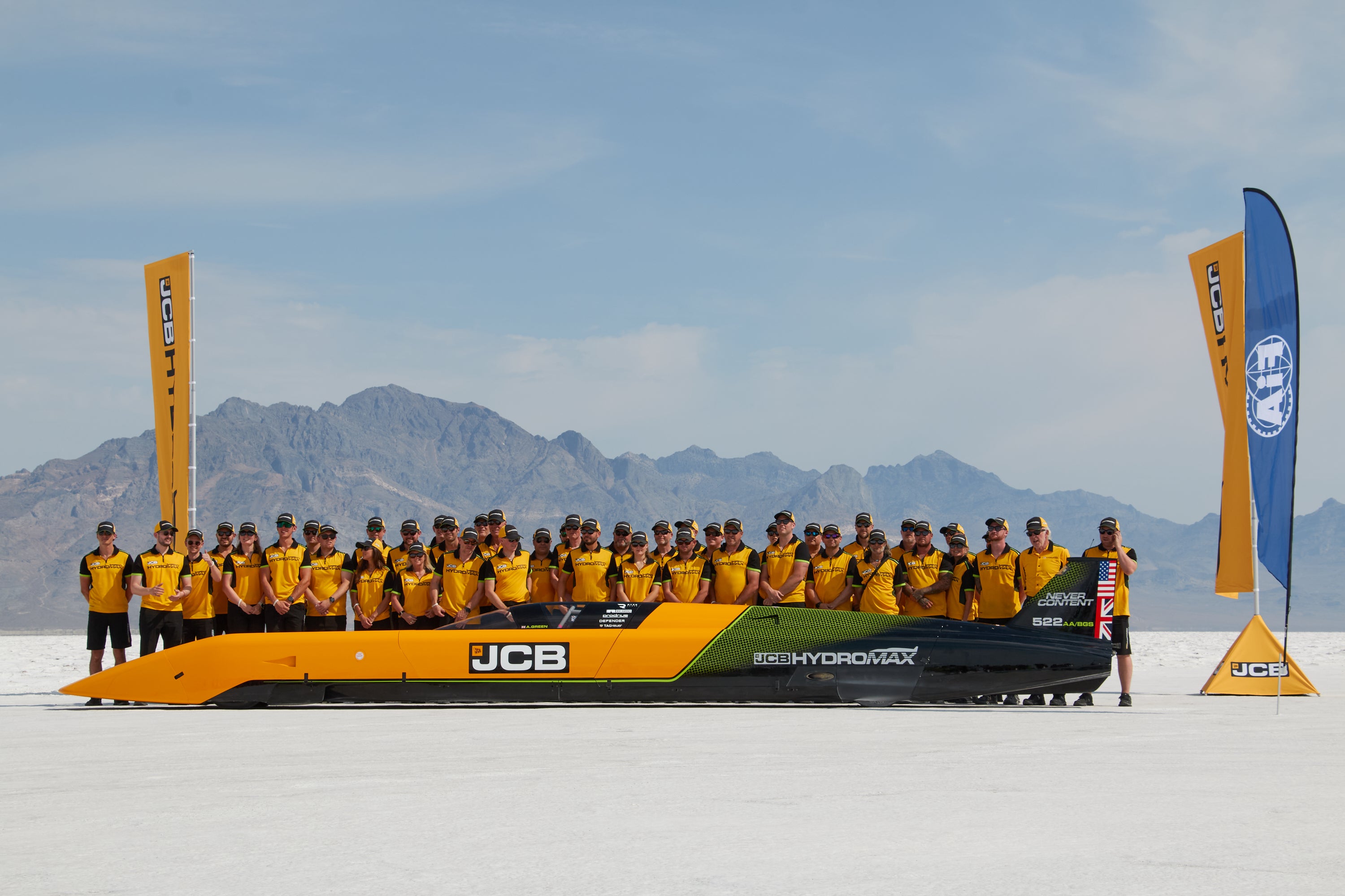 Engineers at JCB hope that demonstrating hydrogen capability at this level will influence the clean energy sector (AP Photo/Hannah Schoenbaum)