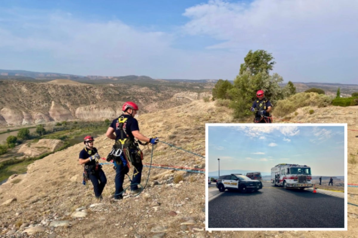 Five teenagers killed after their car crashes over cliff in Colorado