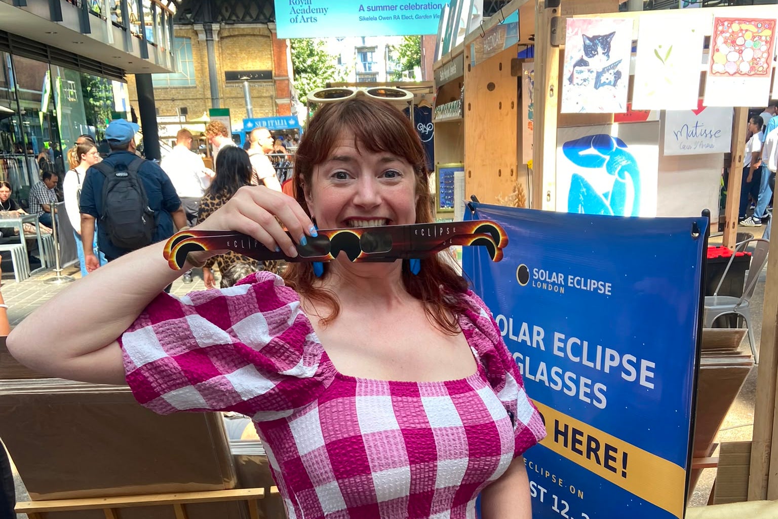 Solar Eclipse London is doing strategic ‘drops’ of glasses across London (Helen Coffey)