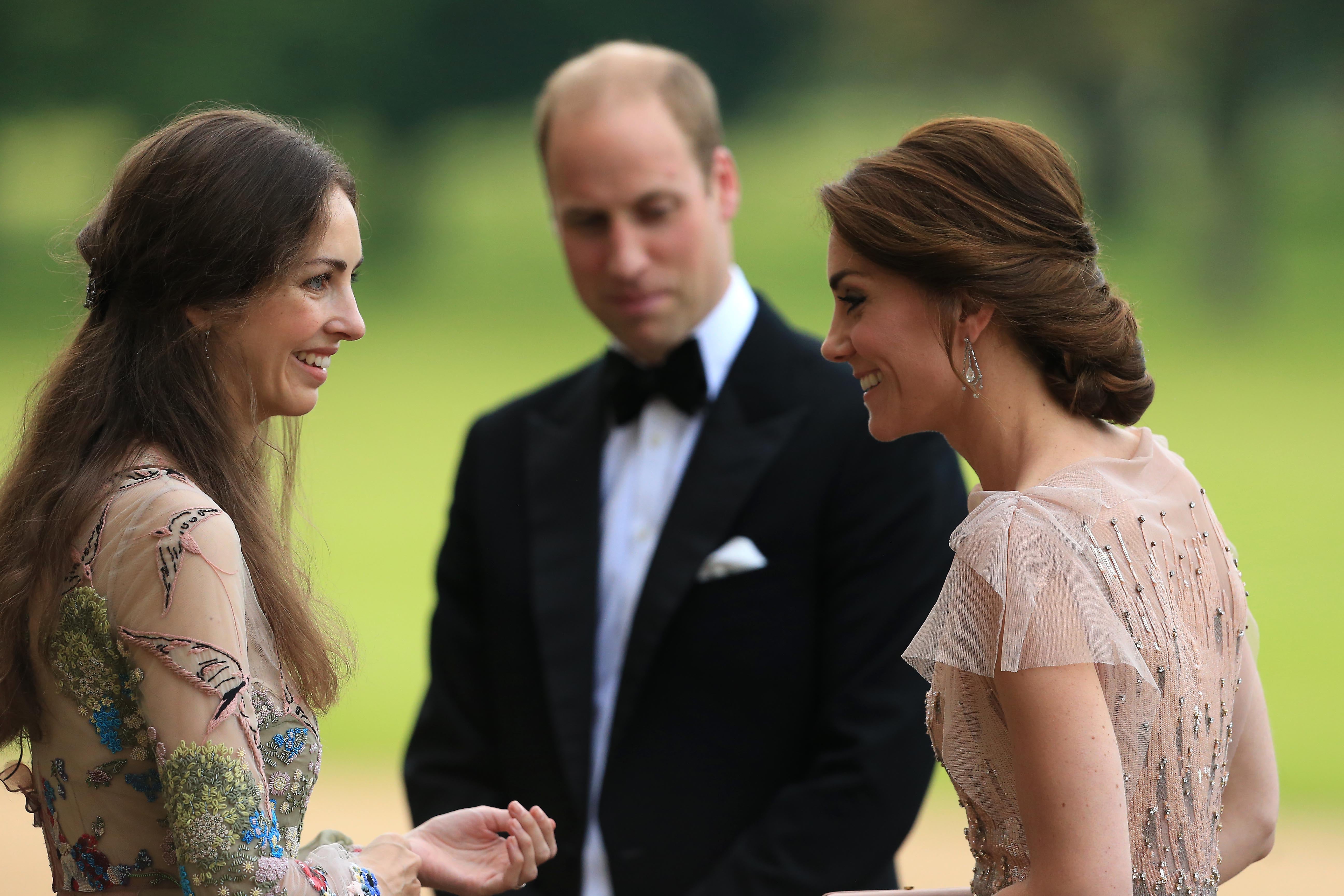 The festival was at Houghton Hall, owned by Rose Hanbury and David Cholmondeley, friends of Prince William and Kate