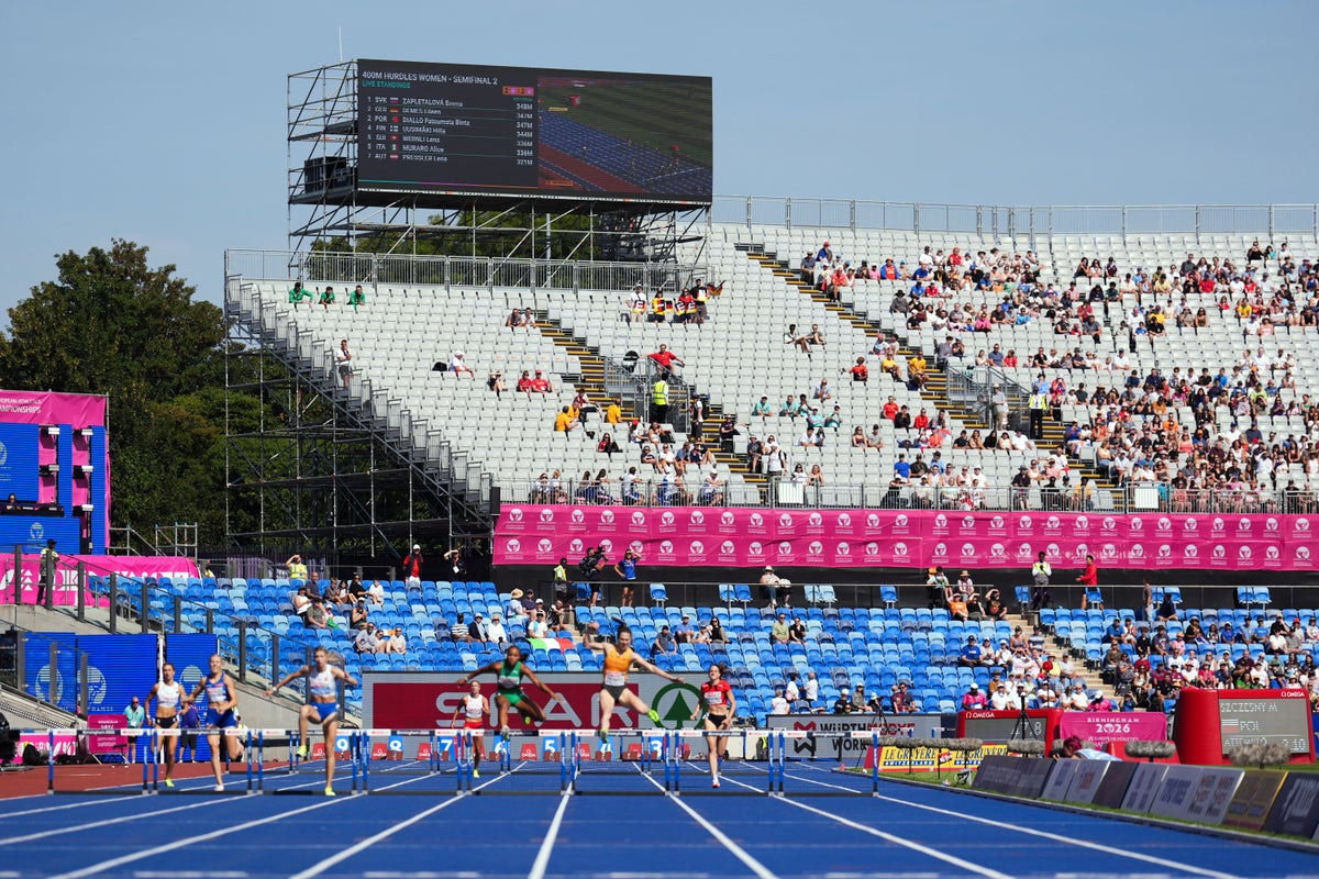 Paula Radcliffe calls empty stands at European Athletics Championships ‘a shame’ Paula Radcliffe calls empty stands at European Athletics Championships ‘a shame’