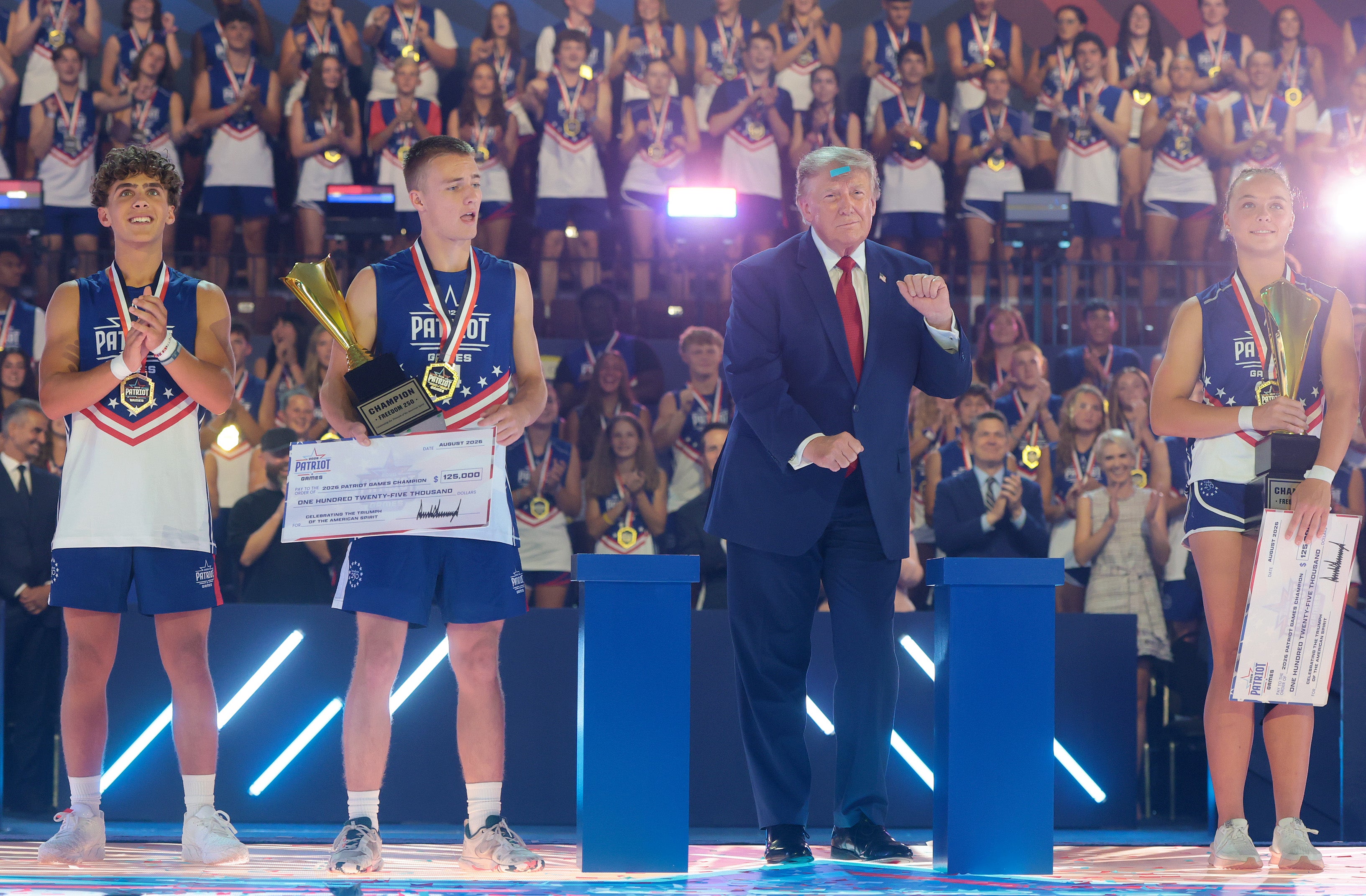 Winners of the Patriot Games shared a $250,000 prize pool of scholarship funds