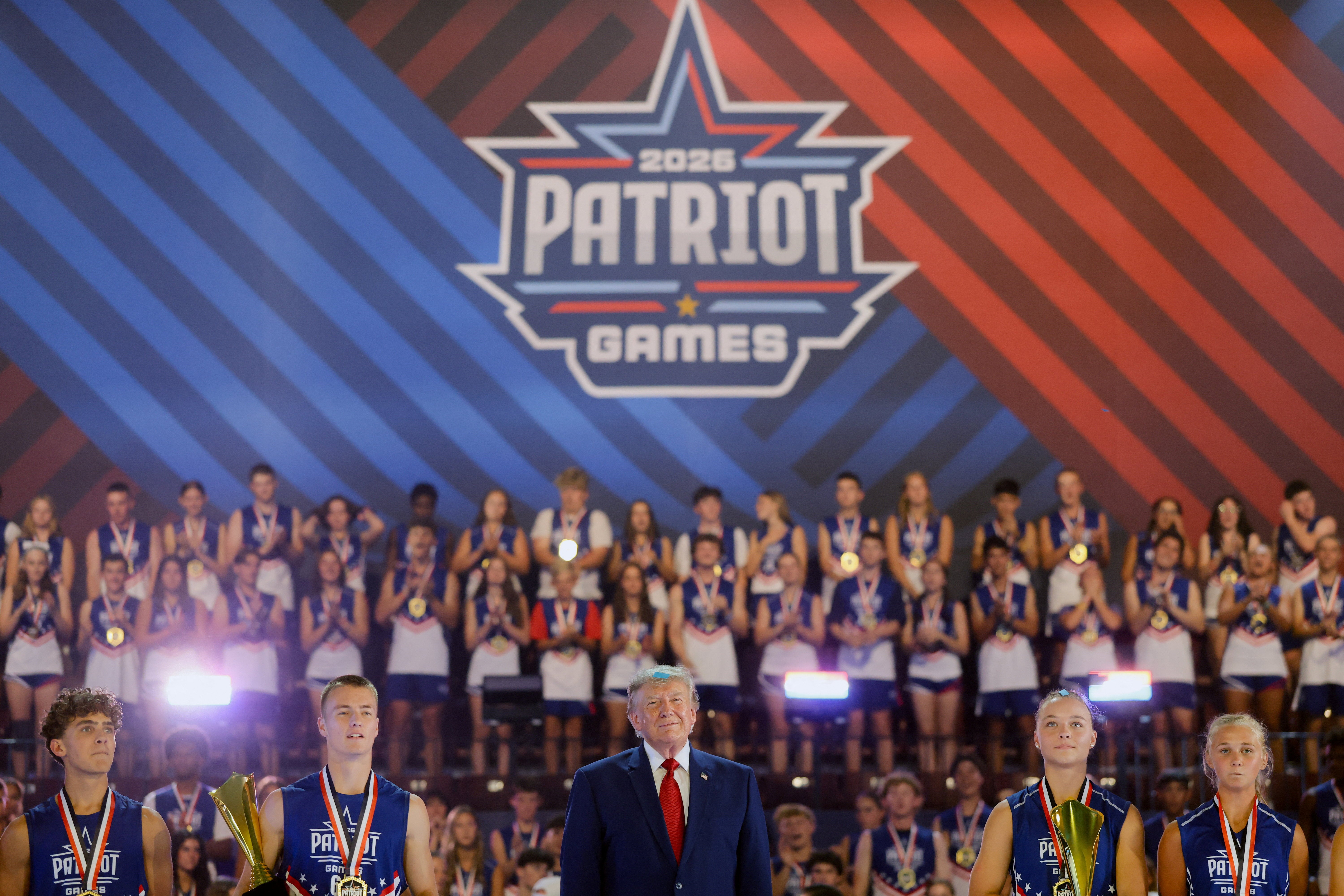 The president has often mixed sports and politics, throwing his own events such as the White House UFC fight and attending high-profile finals in the World Cup and NBA