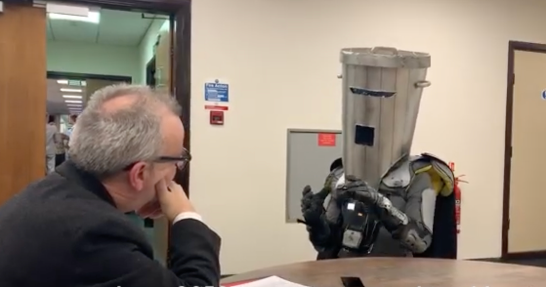 Watch Count Binface’s first interview ahead of Clacton by-election