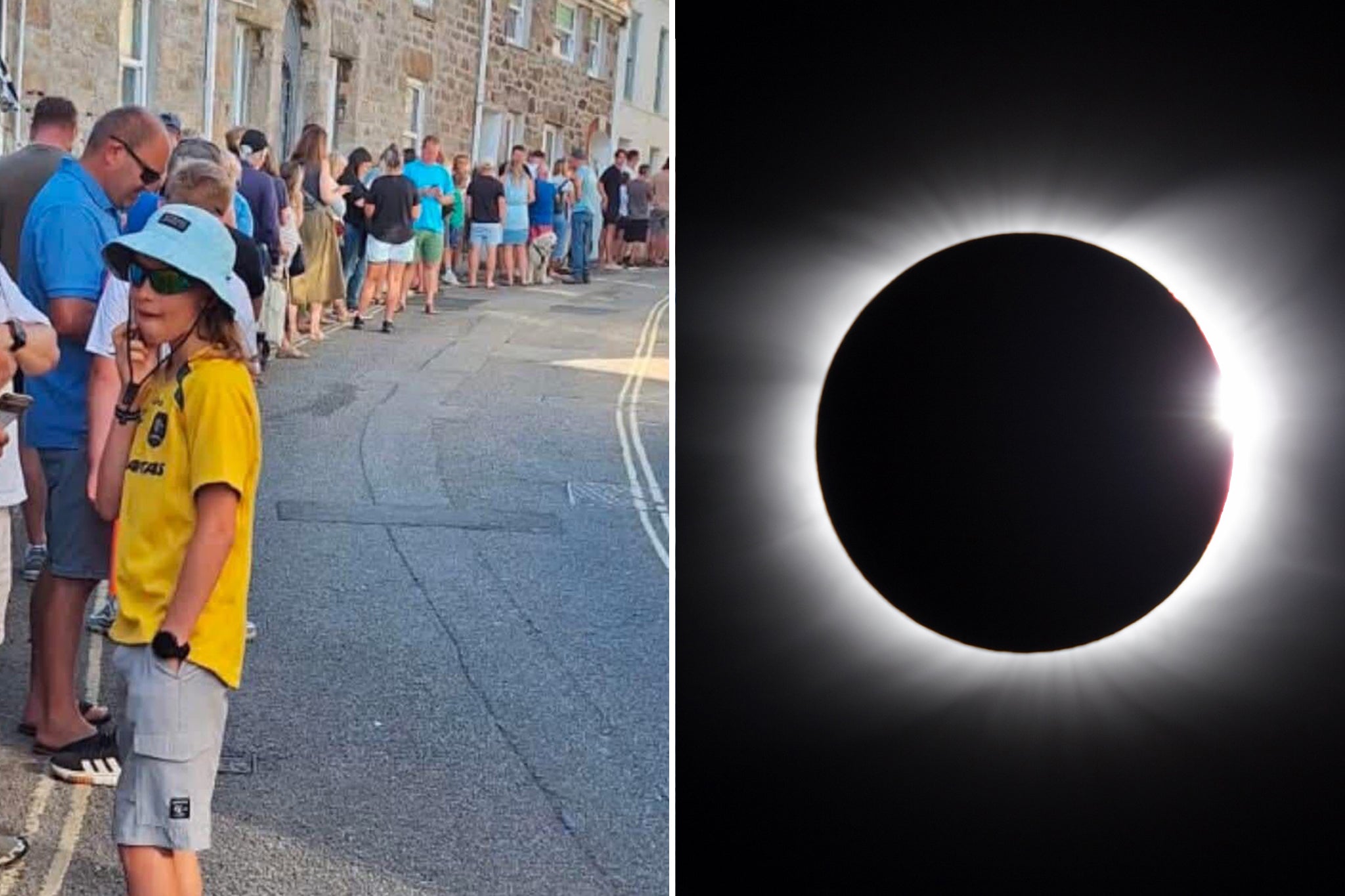 Solar eclipse 2026 live: Huge queues to buy glasses to watch tonight’s event as households issued energy warning