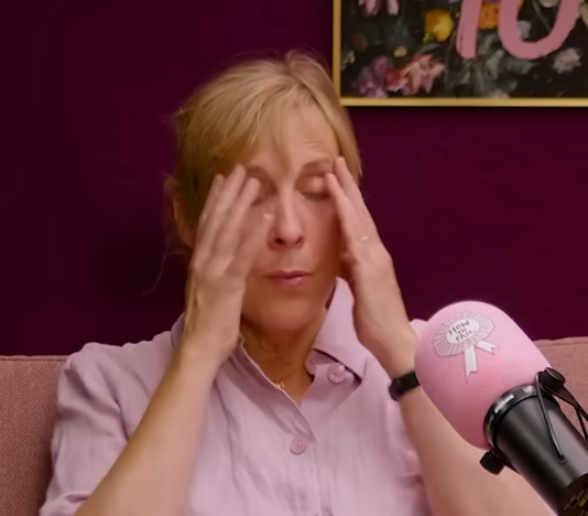 Mel Giedroyc said missing her mum’s death was one of her biggest ‘failures’ in life (YouTube)