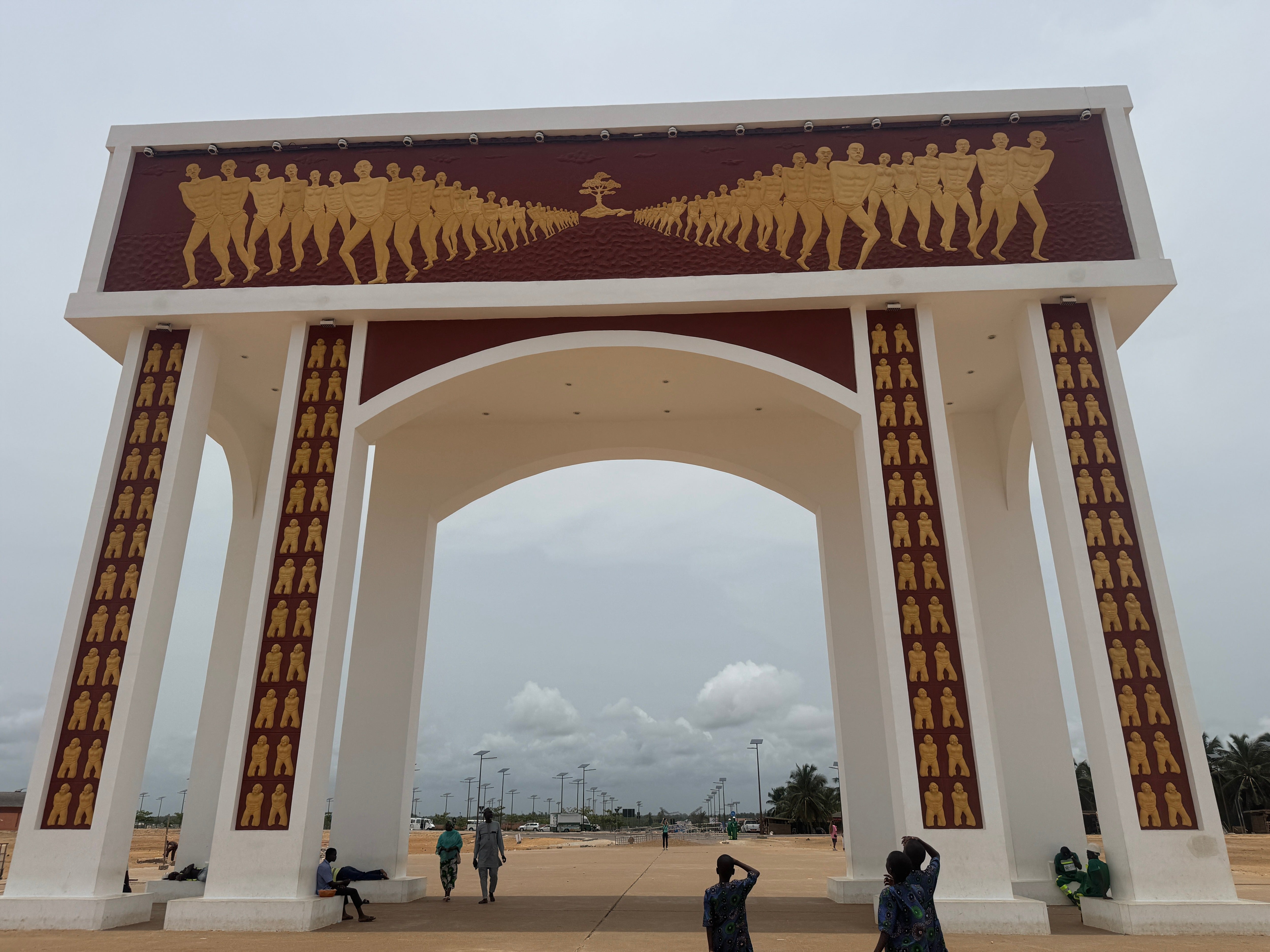 The Door of No Return memorial arch in Ouidah