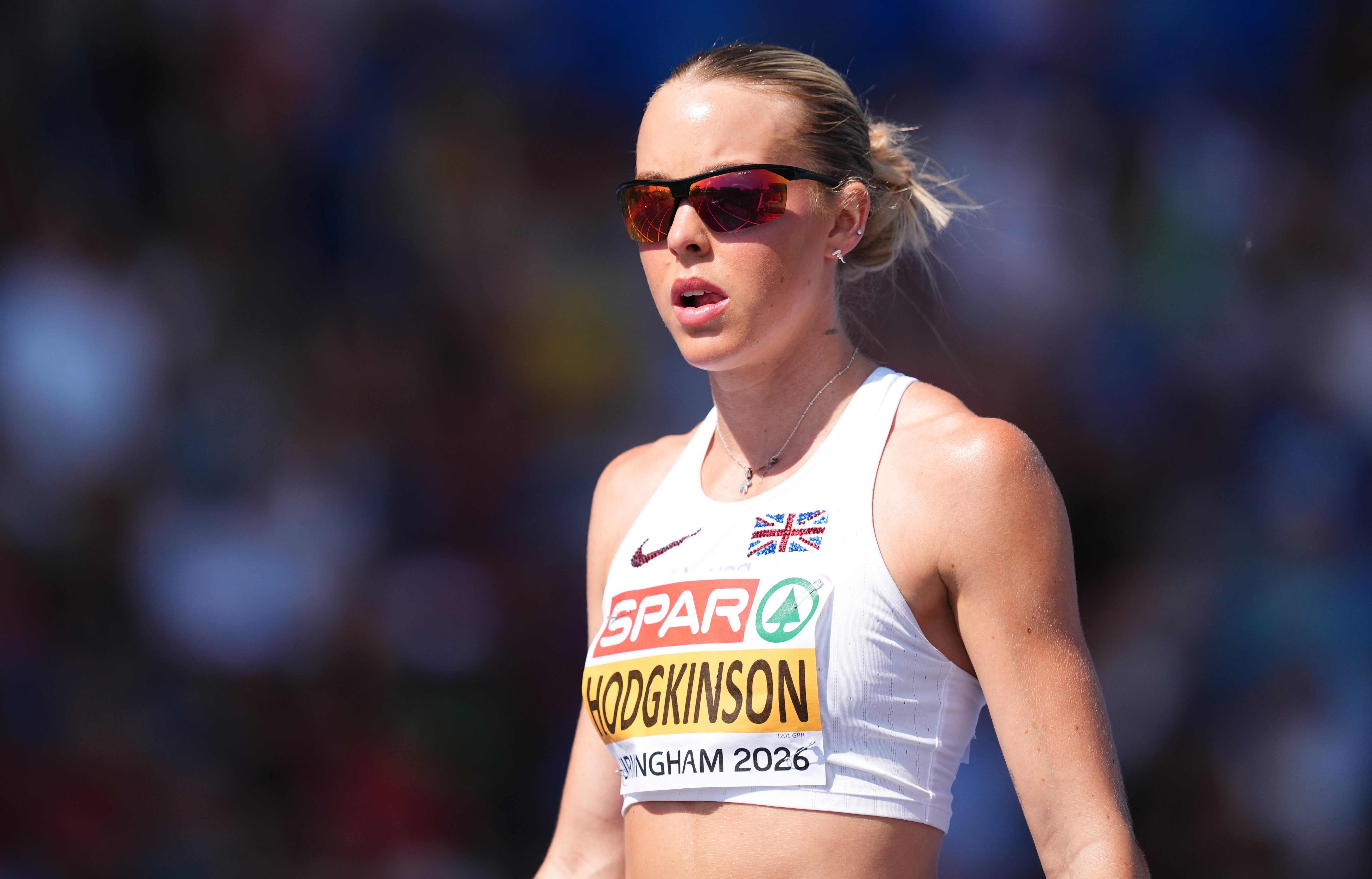 Hodgkinson is due to take to the track again on Thursday