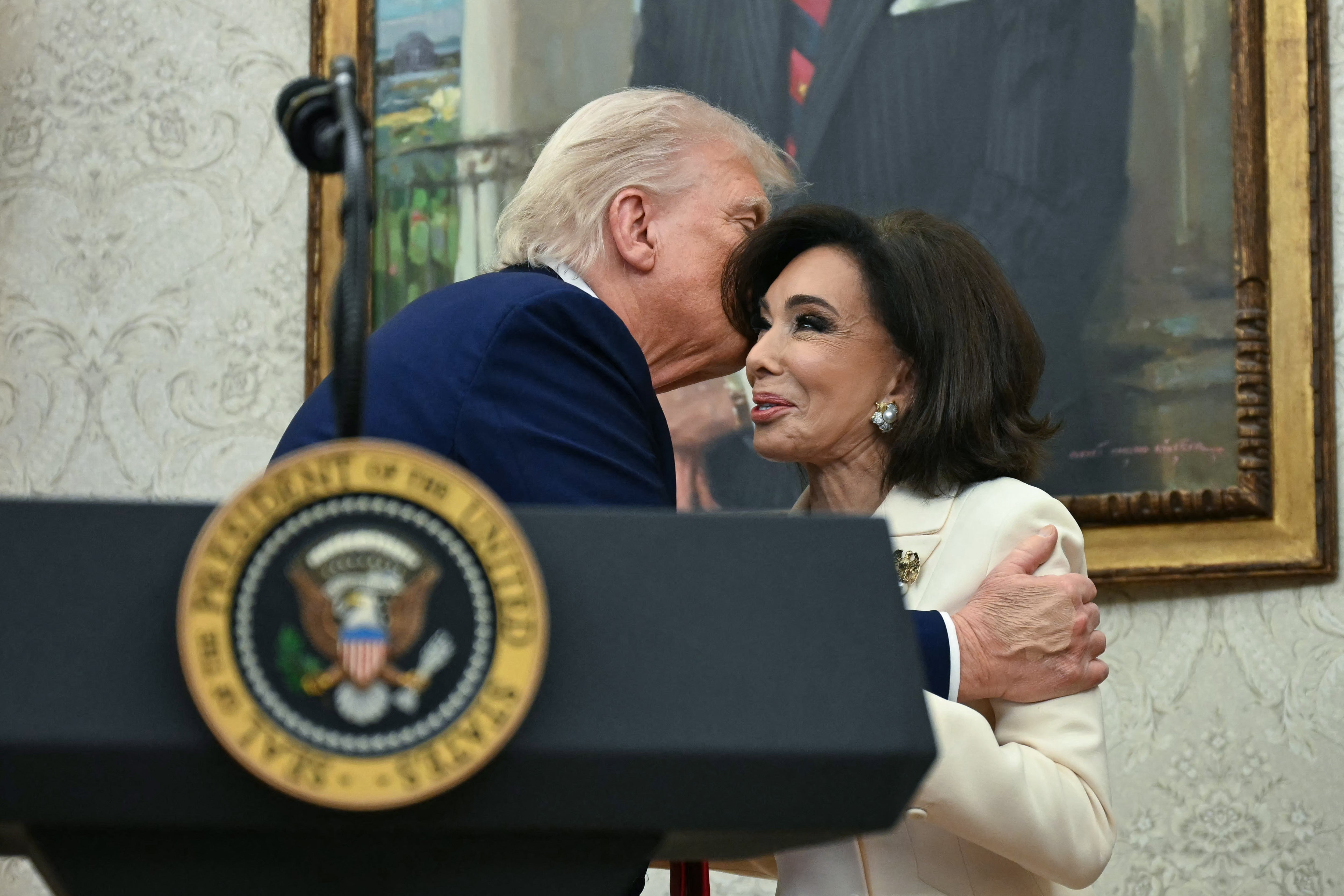 News of the alleged investigation follows Donald Trump’s ongoing criticism of the top prosecutor after she dropped charges against a man the president has accused of vandalizing the Lincoln Memorial Reflecting Pool