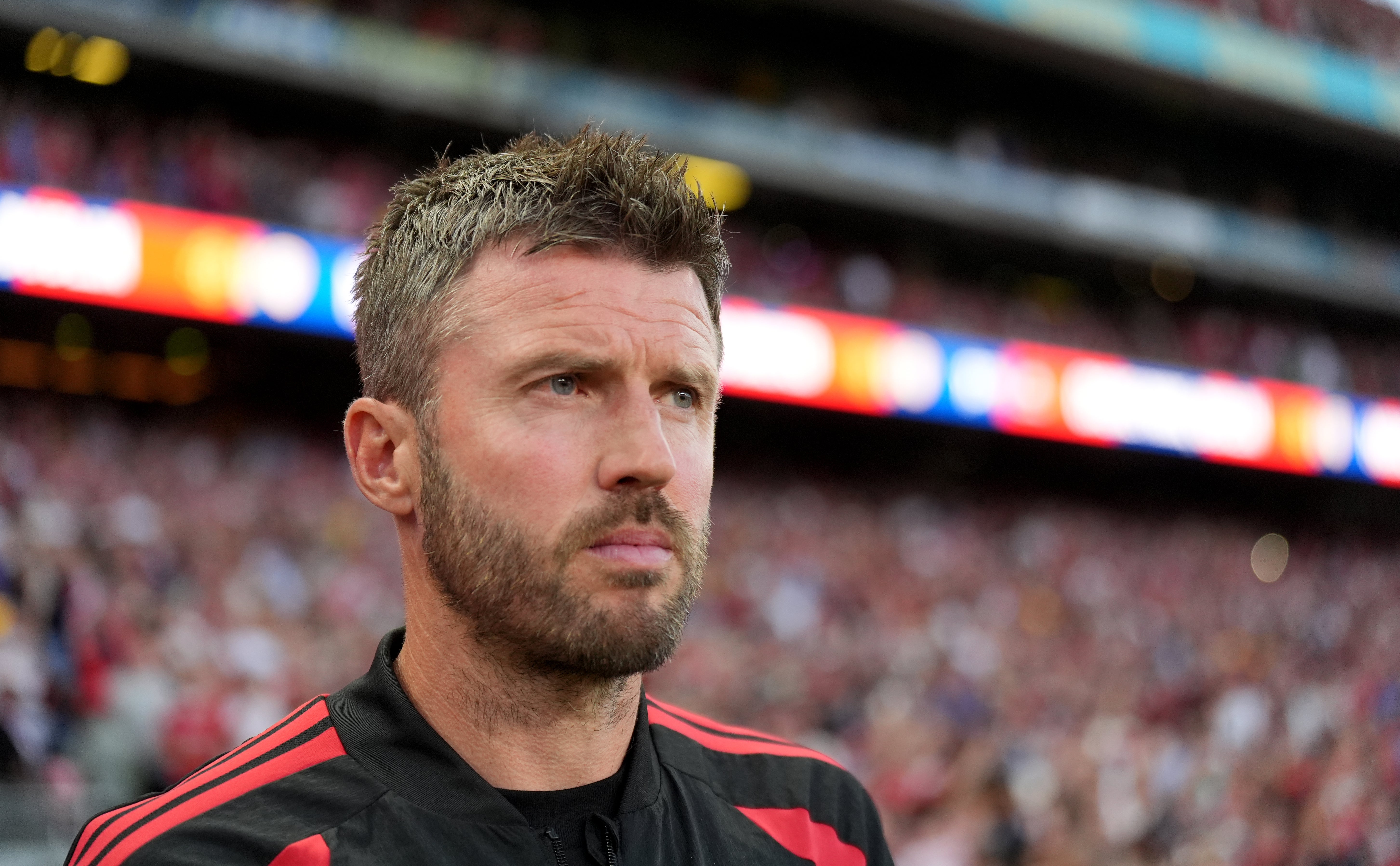 Michael Carrick gave a number of youngsters an outing in Dublin (Niall Carson/PA)