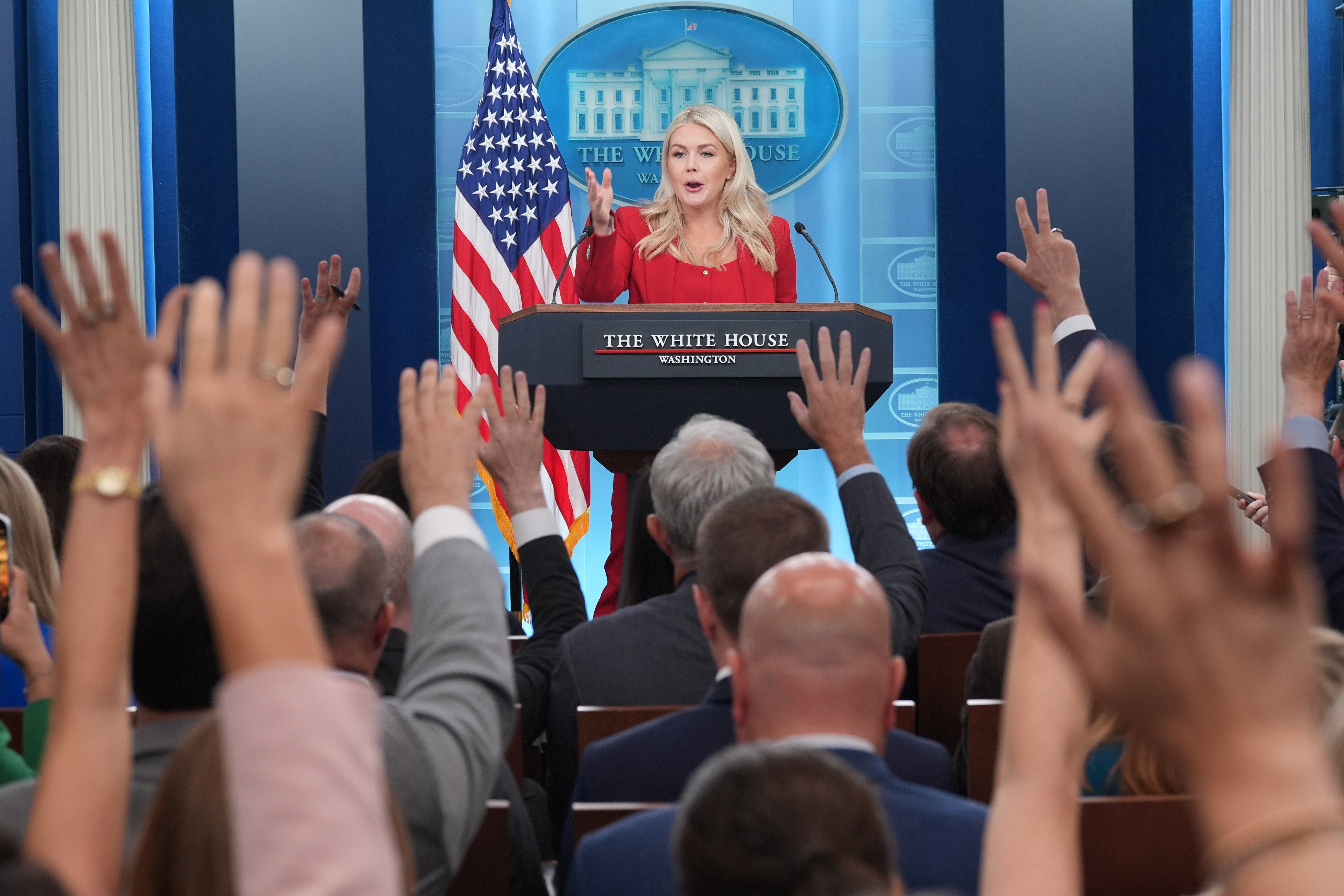 Leavitt, the youngest person to serve as White House press secretary, will serve as the president’s outside advisor, a role that the Department of Justice now says is shielded by executive privilege