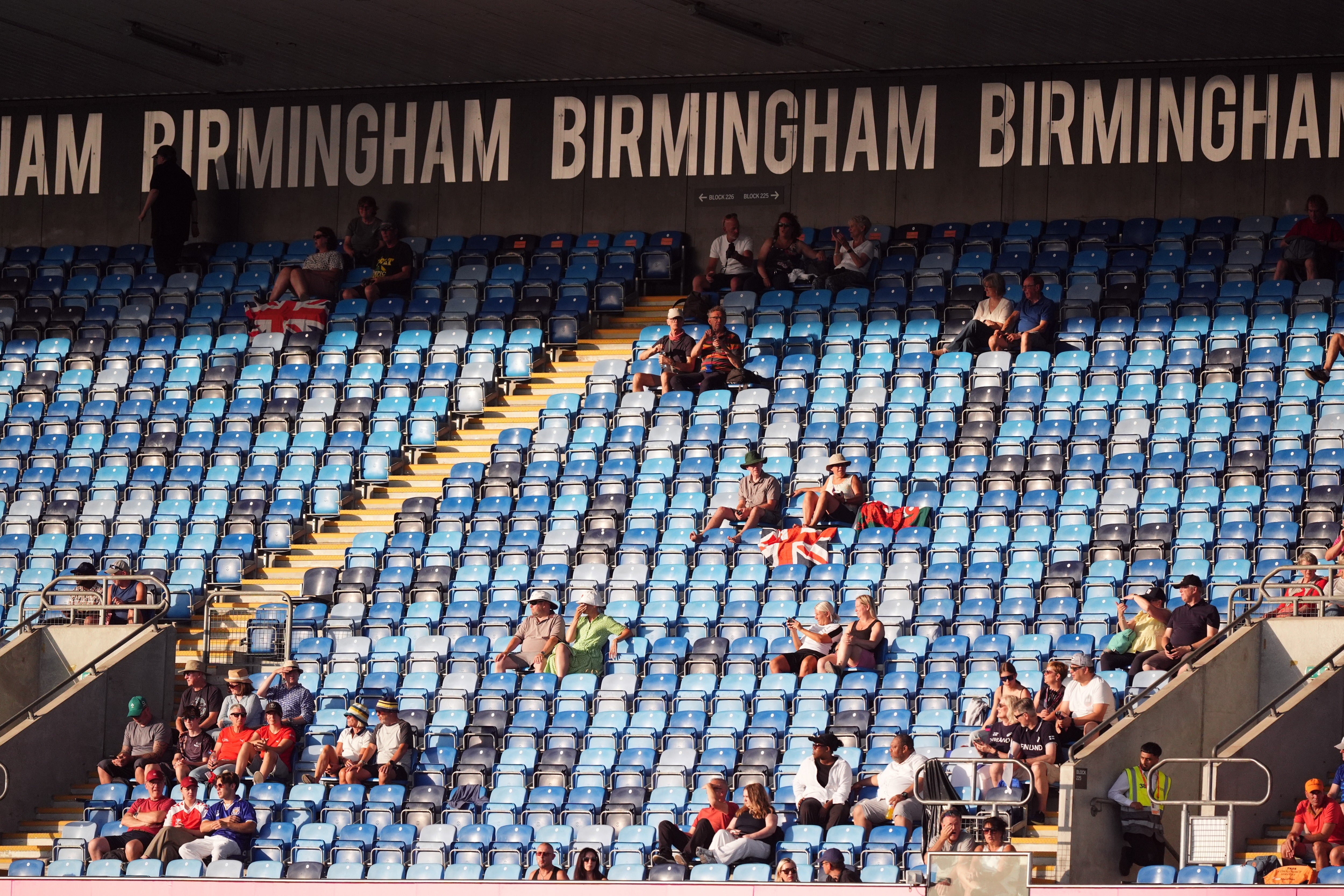 The empty seats are not a good look as the UK bids for the 2029 World Athletics Championships