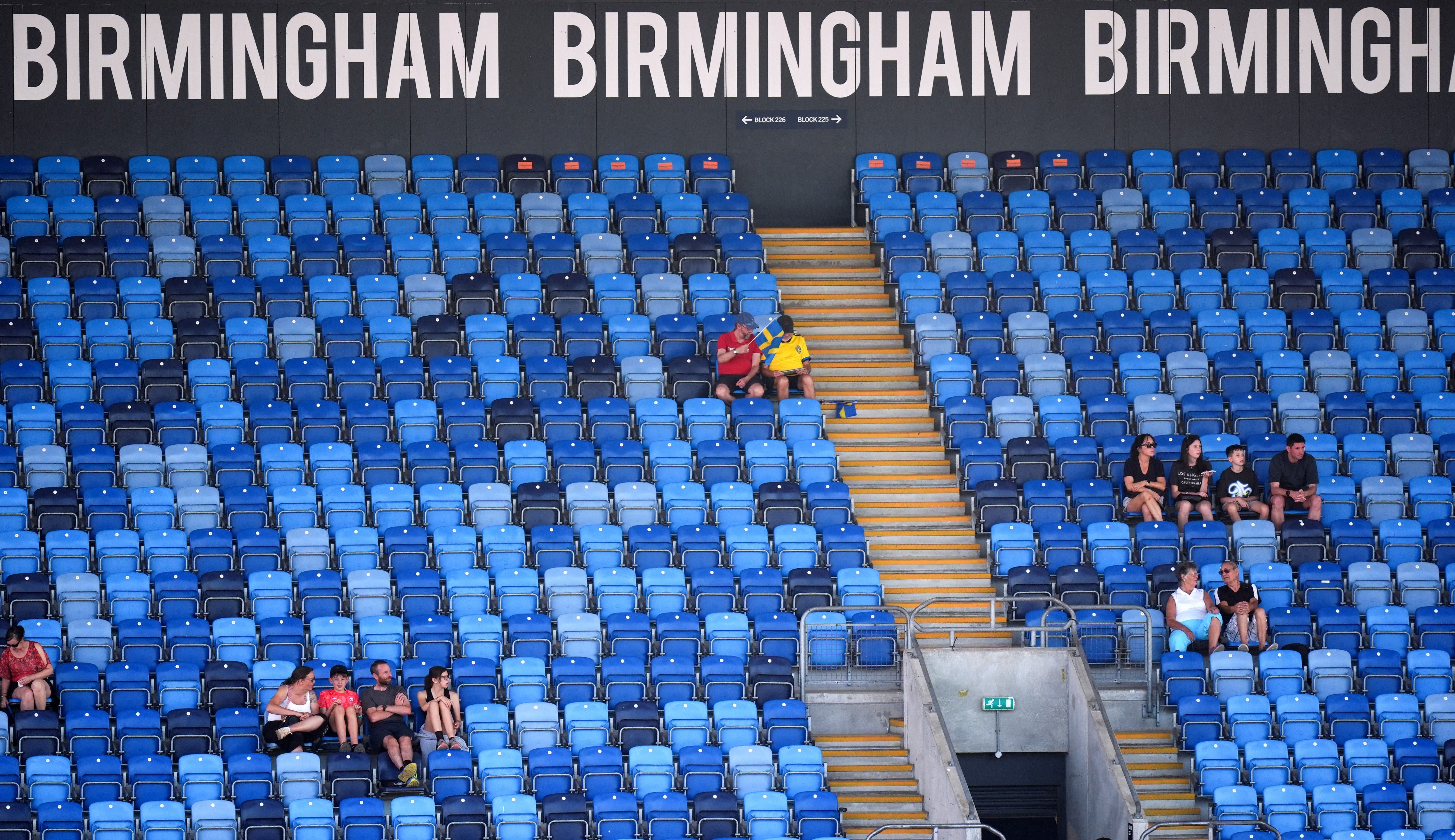 There have been plenty of empty seats at Alexander Stadium throughout the Championships