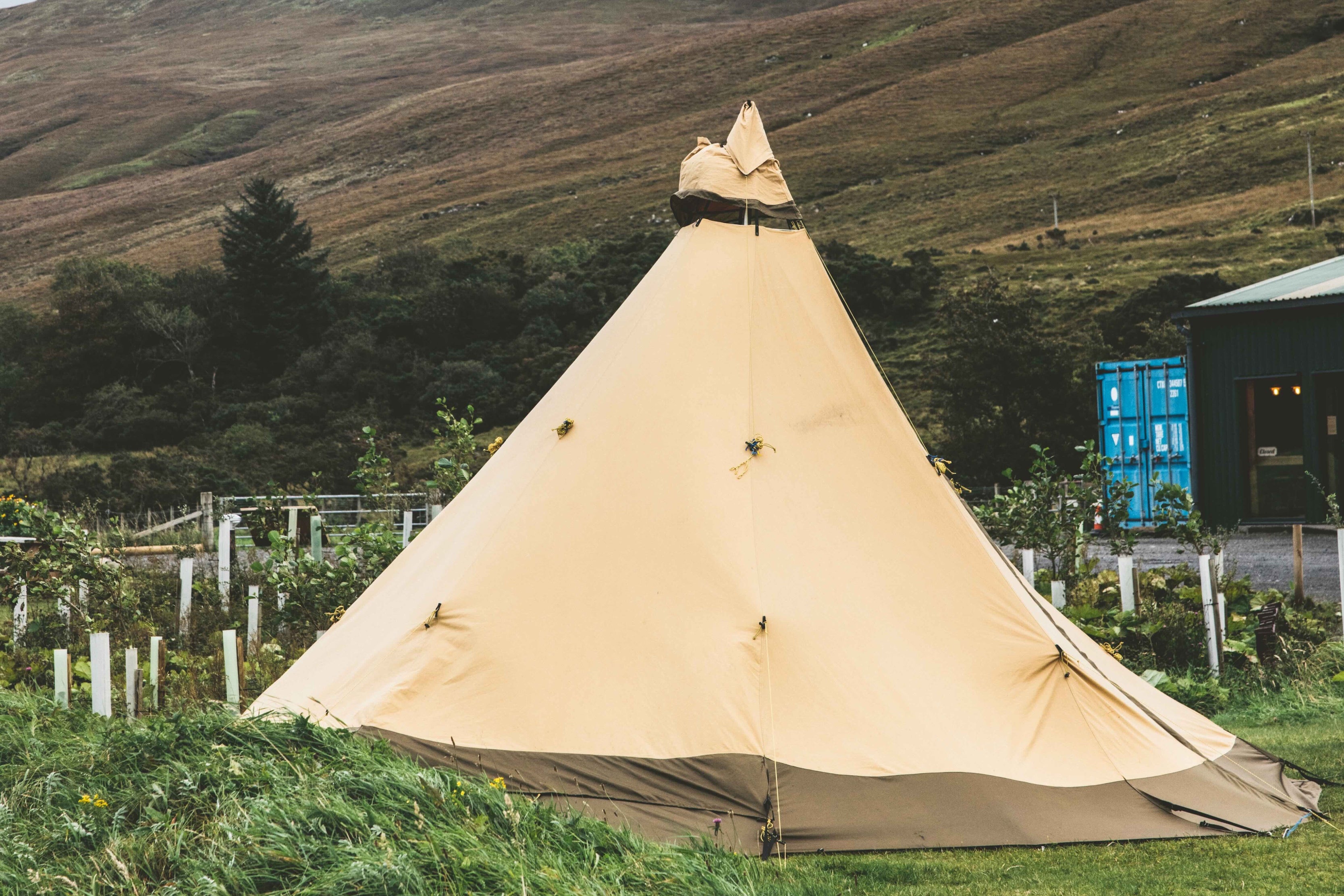 Glenbrittle Campsite is one of the country’s most spectacular camping locations (Harper Collins)