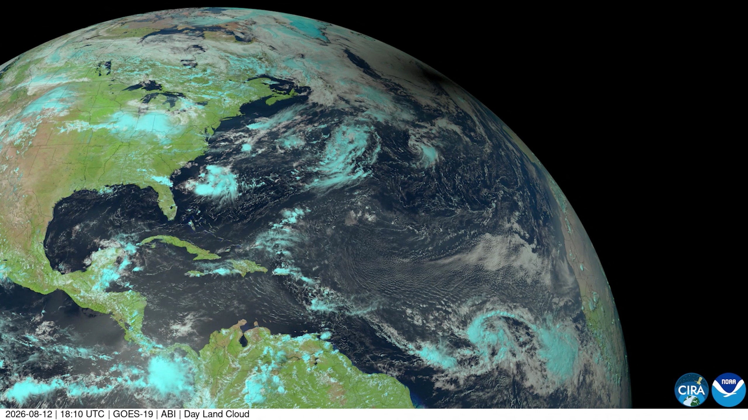 A shadow falls on the Earth's surface during a solar eclipse over the Northern Hemisphere August 12 2026, in this still image taken from satellite time-lapse video (Reuters)