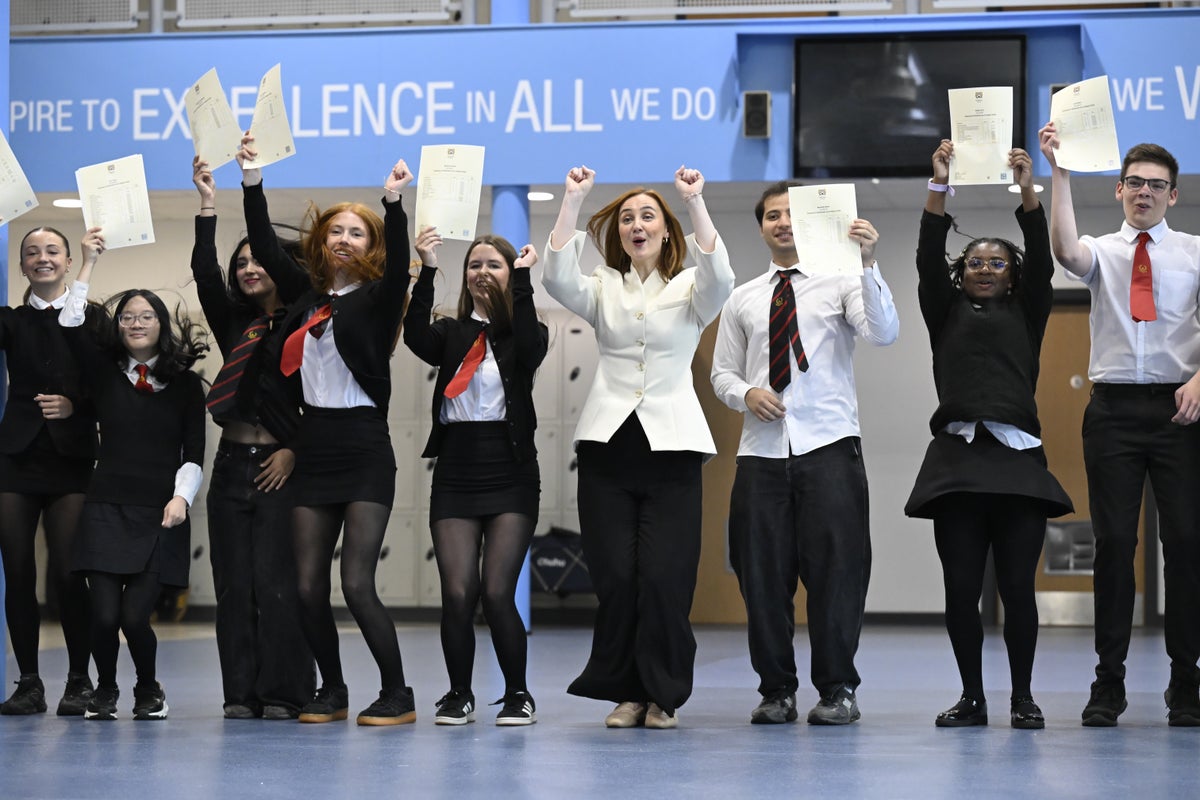Results Day: Number of school leavers accepted on degree courses reaches record high
