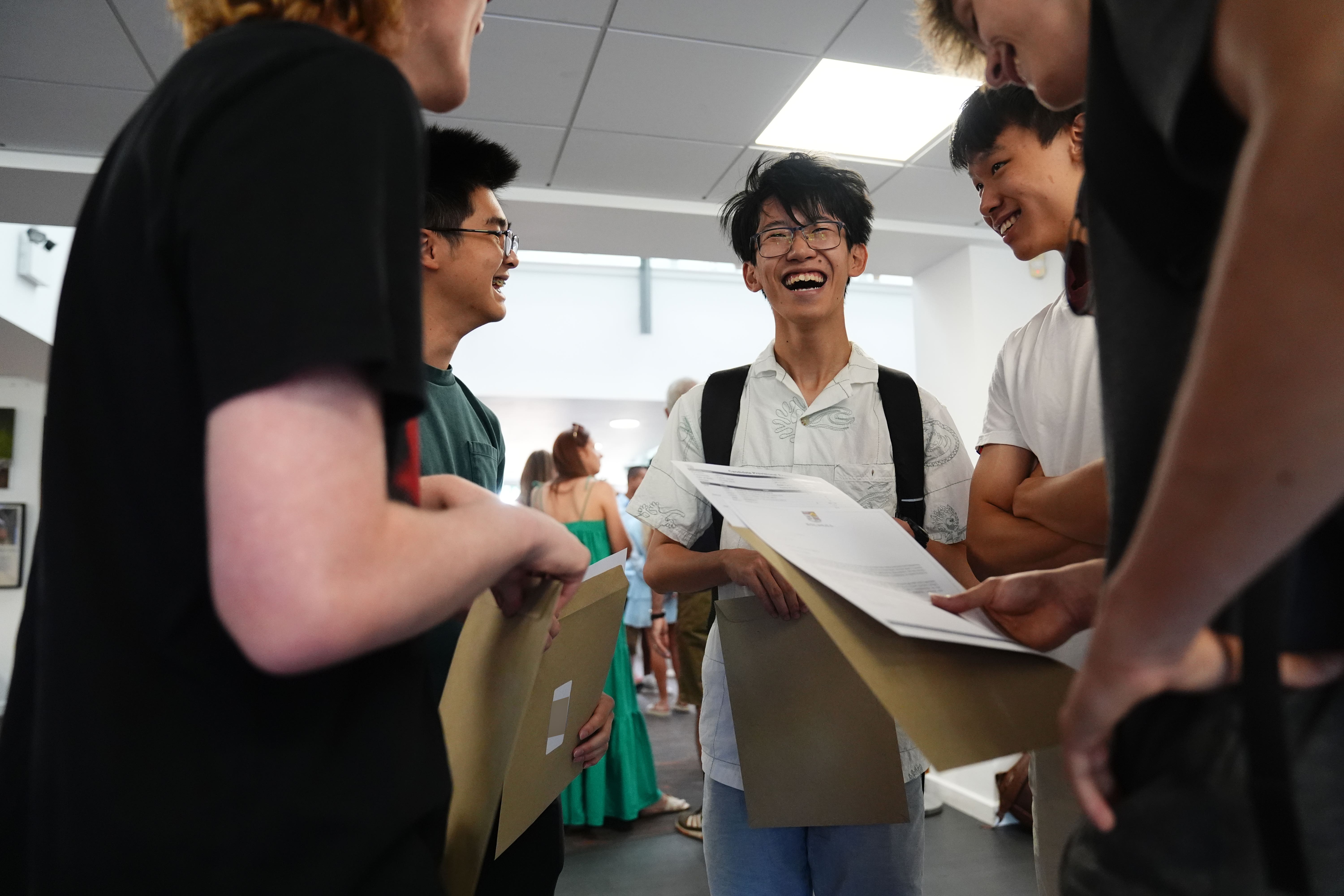 <p>The total number of A-level entries has topped 900,000 for the first time (Jacob King/PA)</p>