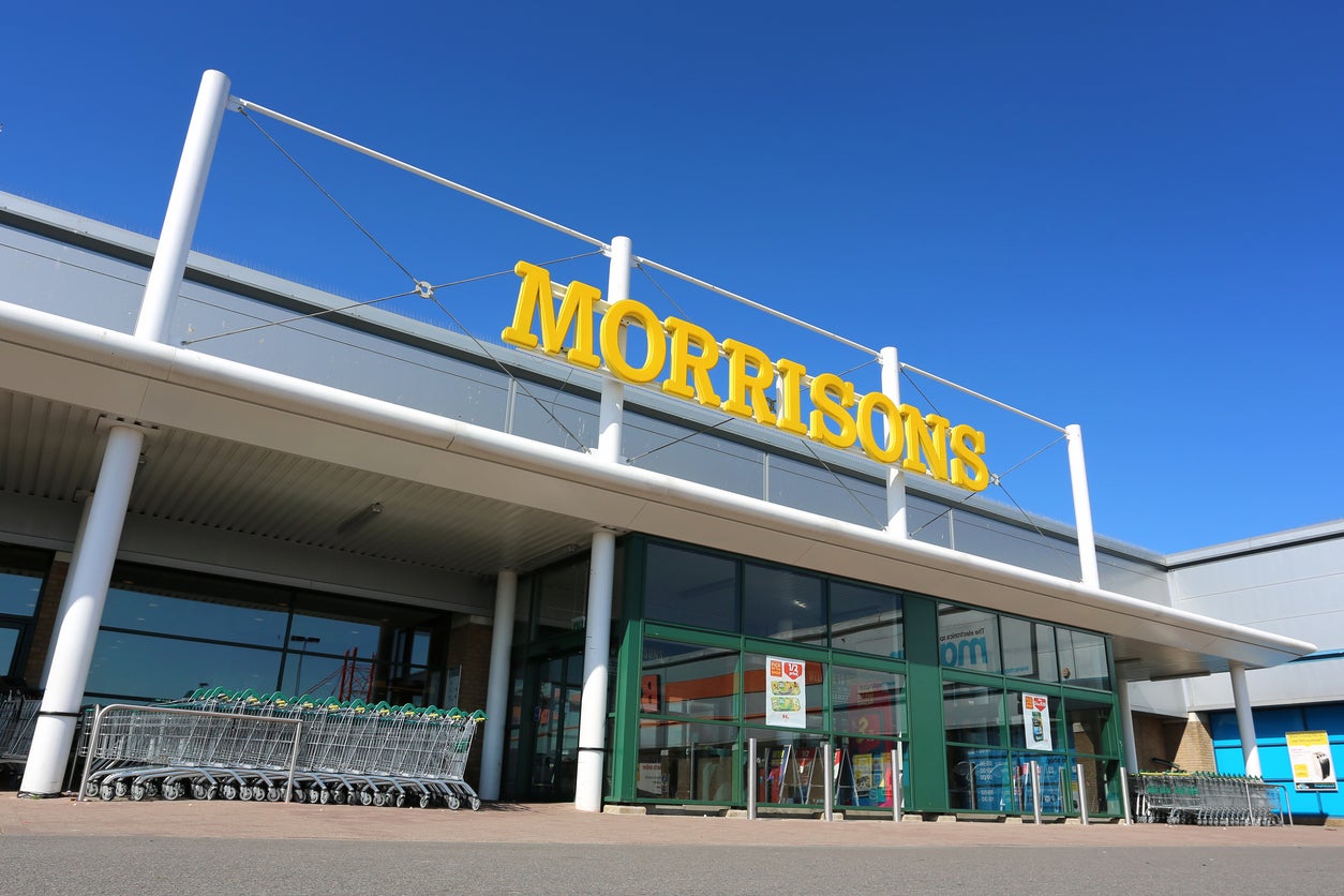 The supermarket chain also posted an annual pre-tax loss of £629 million before exceptional items