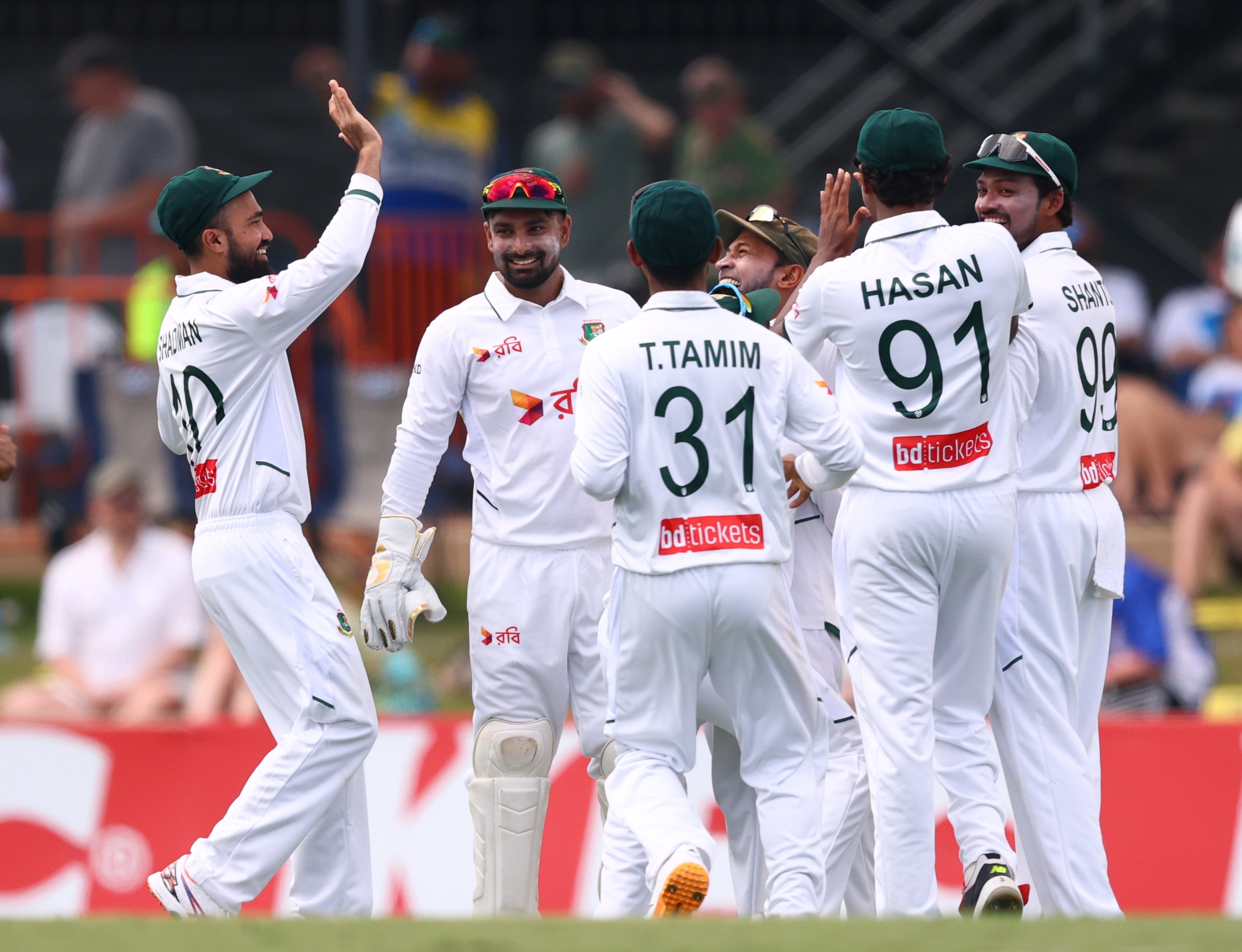 Bangladesh picked up wickets regularly throughout the day