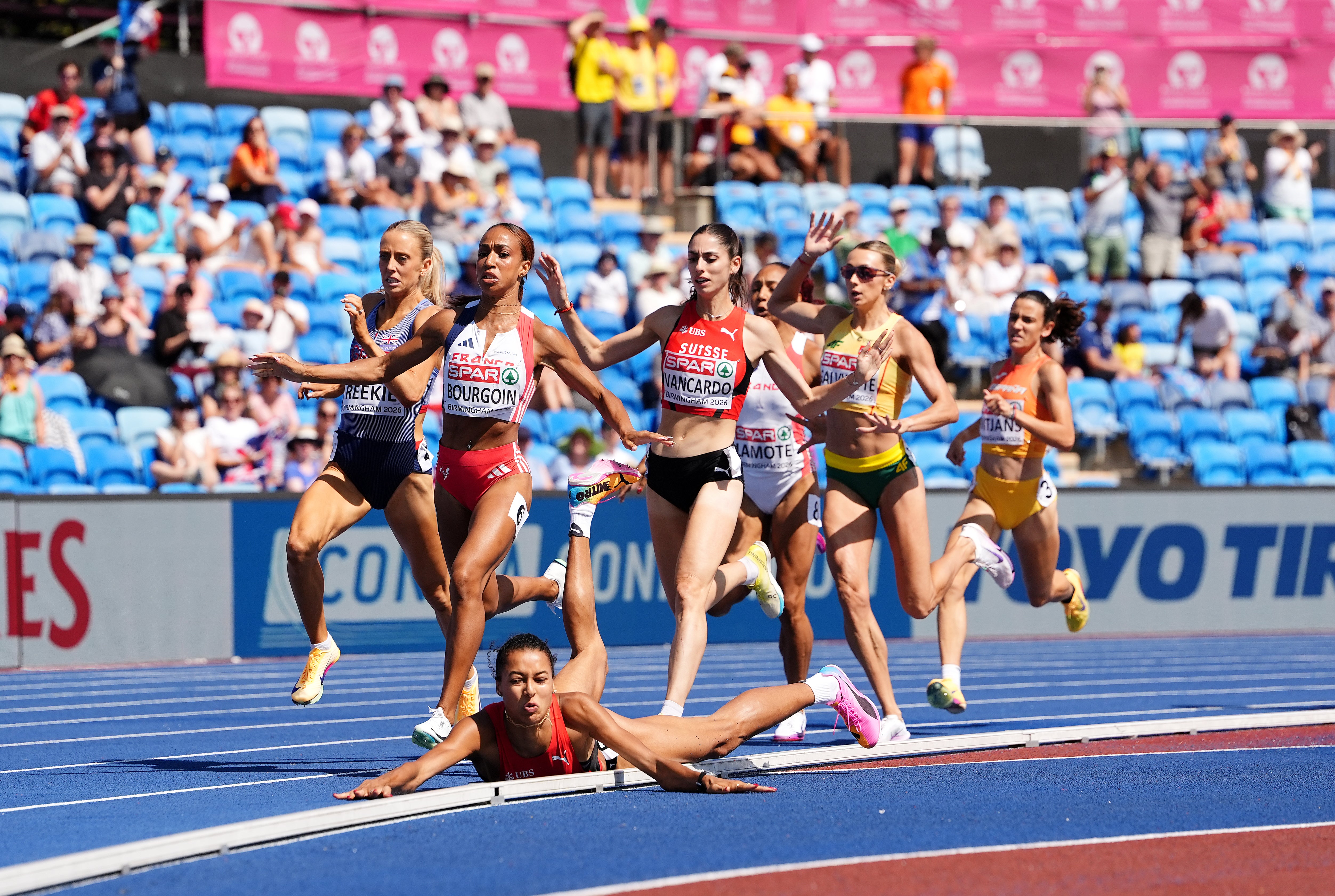 Werro fell hard in the first semi-final
