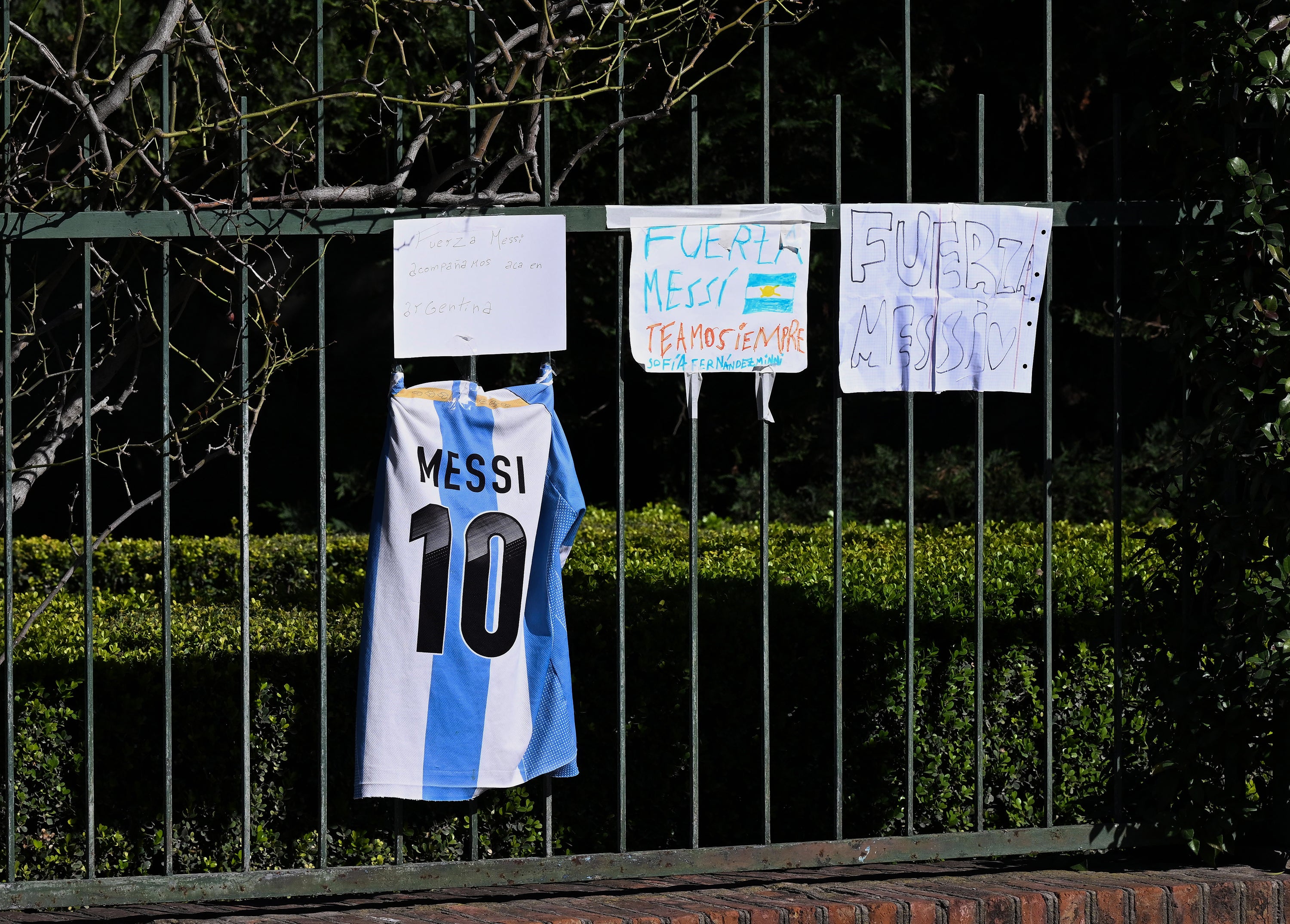 Messi has been in mourning following the loss of his father