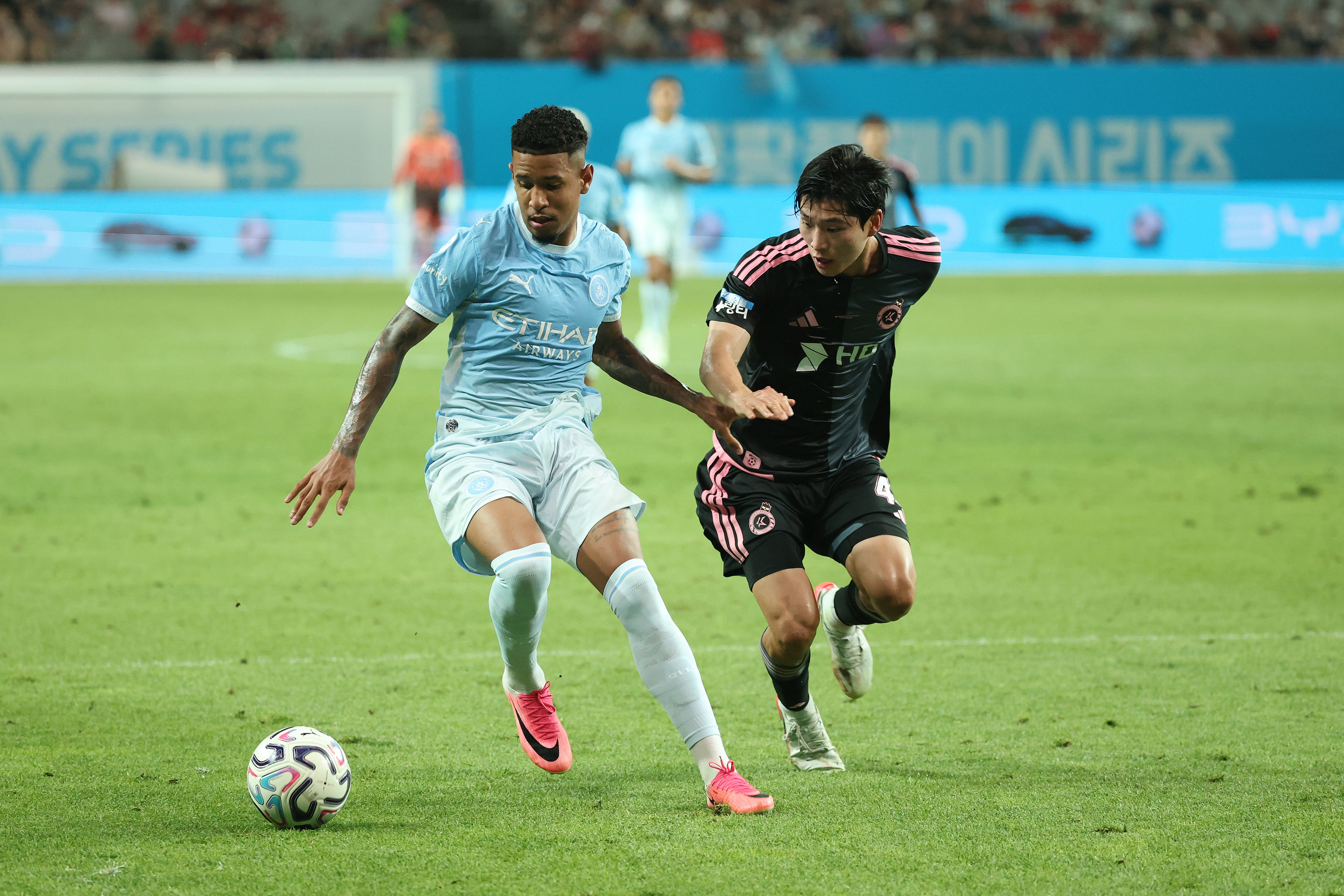 Savinho has been part of the Man City squad in pre-season