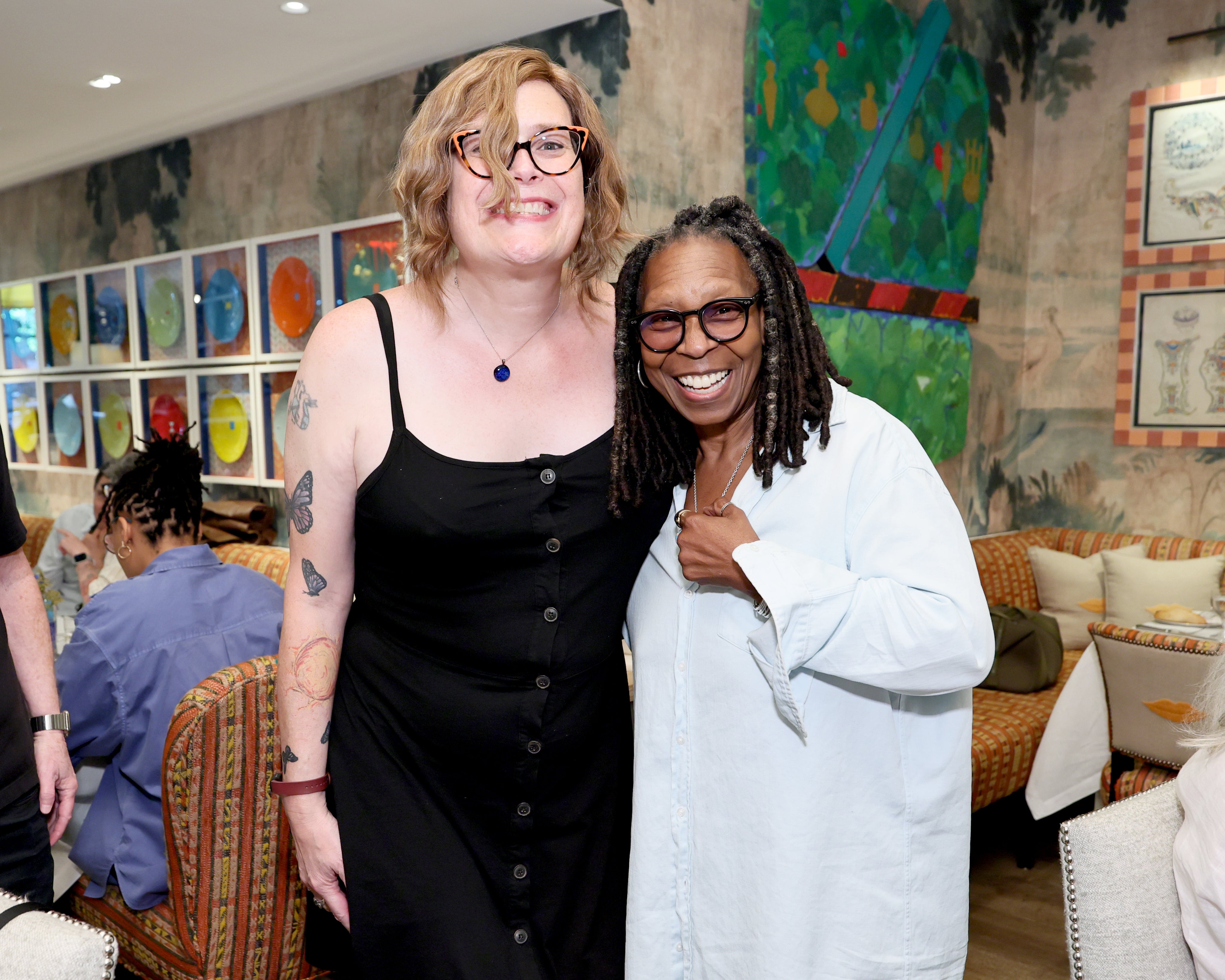 With Whoopi Goldberg in June