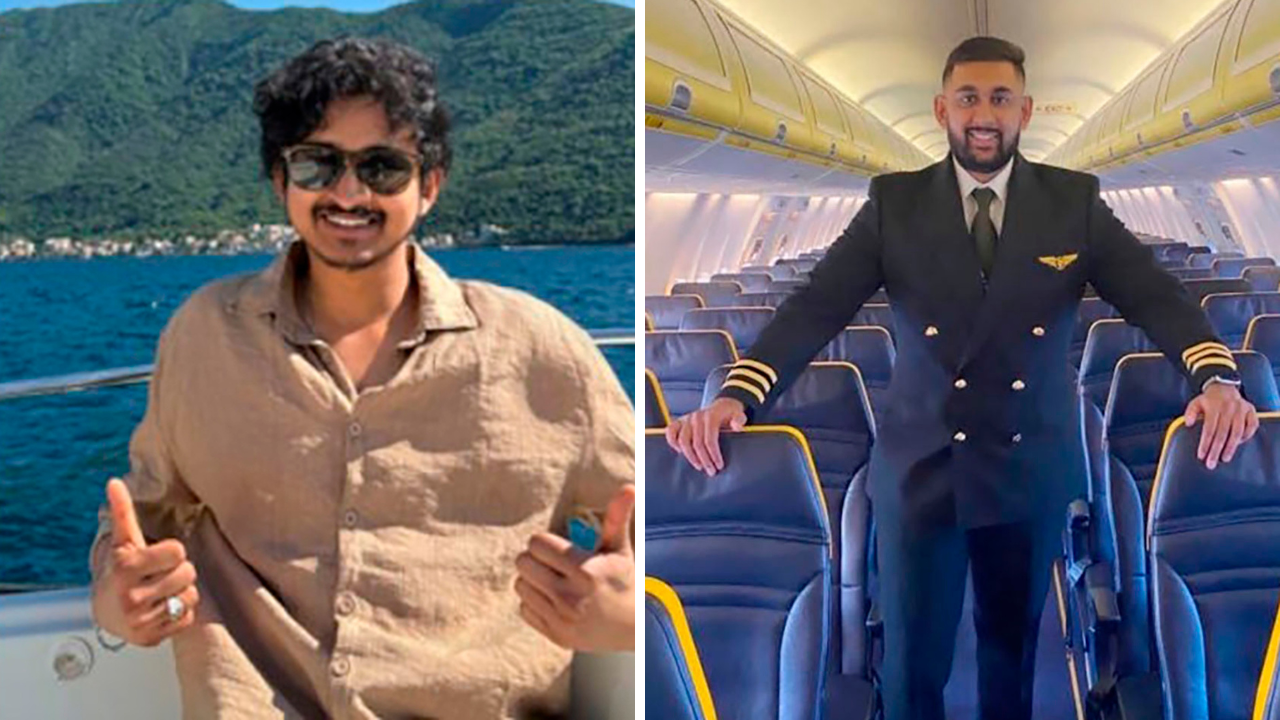 Pair killed in aircraft crash pictured for first time