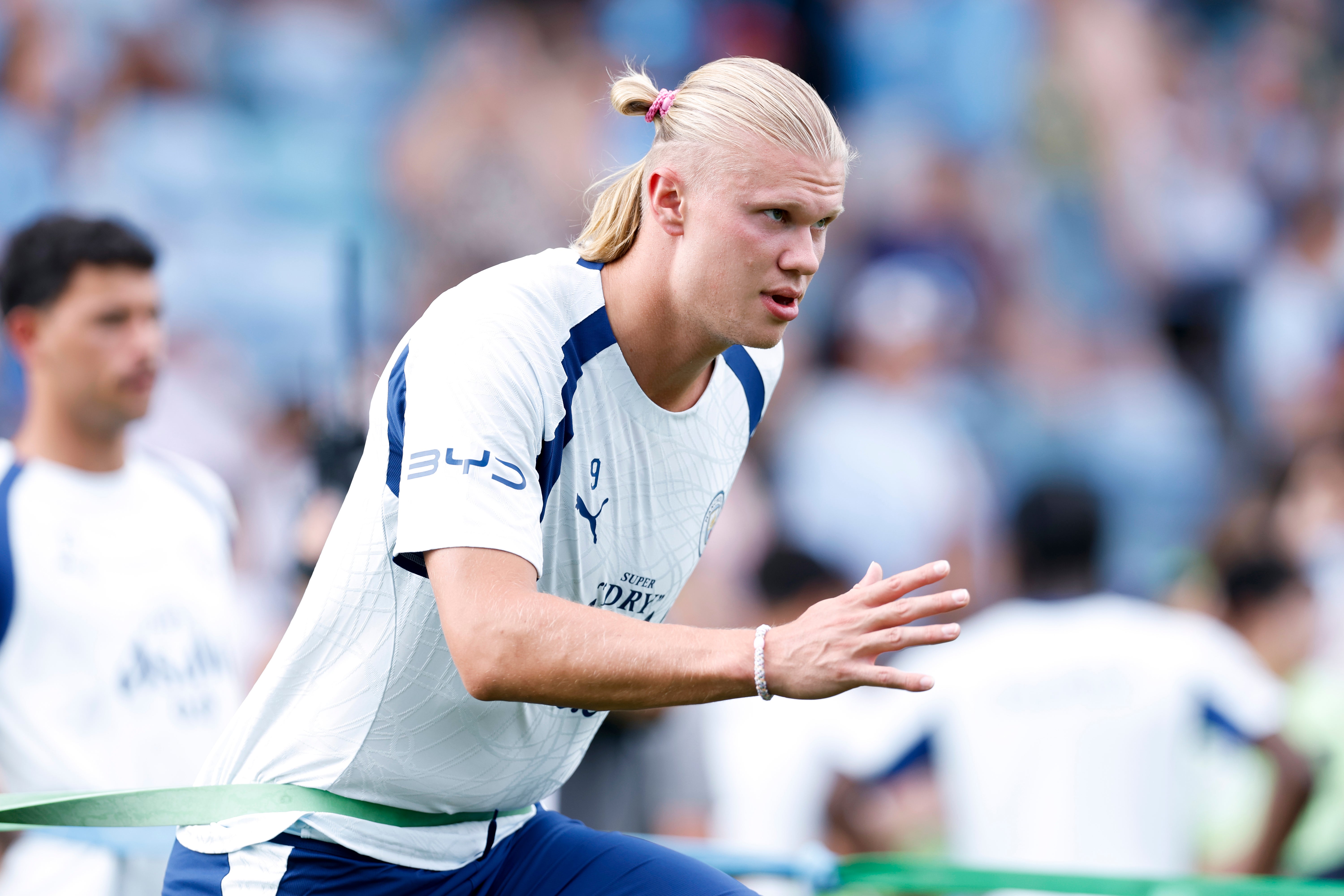 Erling Haaland only returned to pre-season training last week
