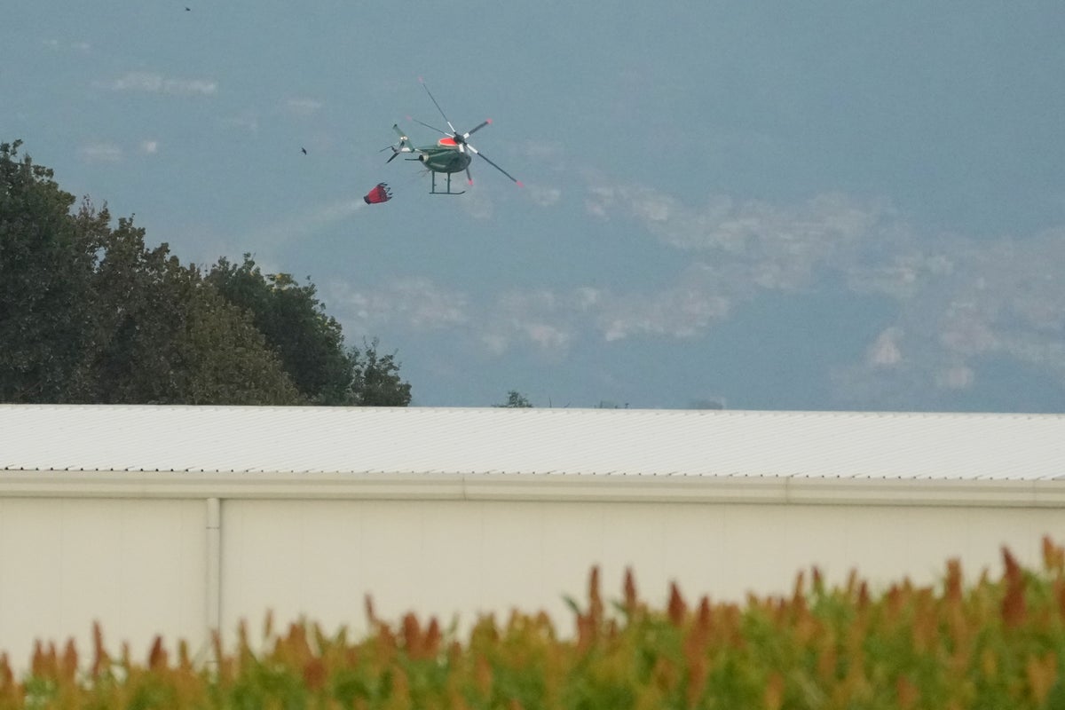 An explosion strikes an ammunition plant near Rome; no injuries reported