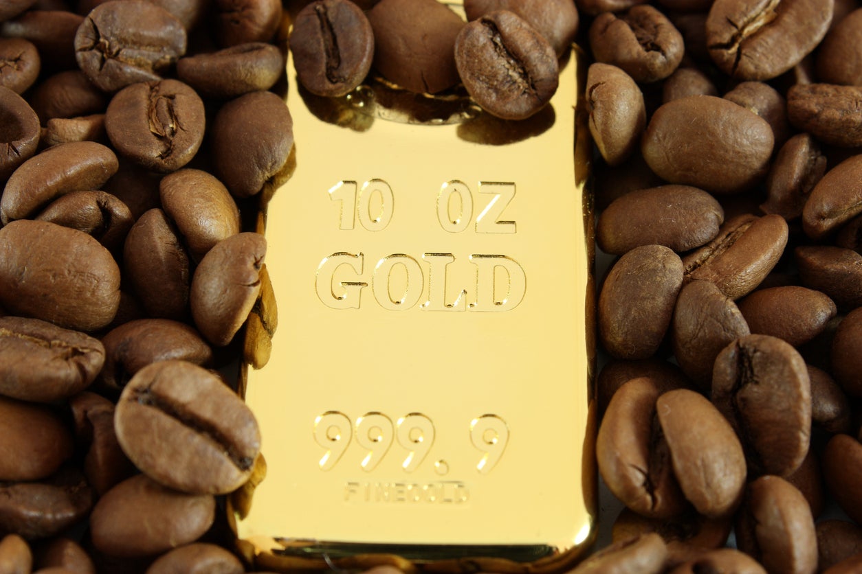 Coffee beans are an example of a commodity you can trade in