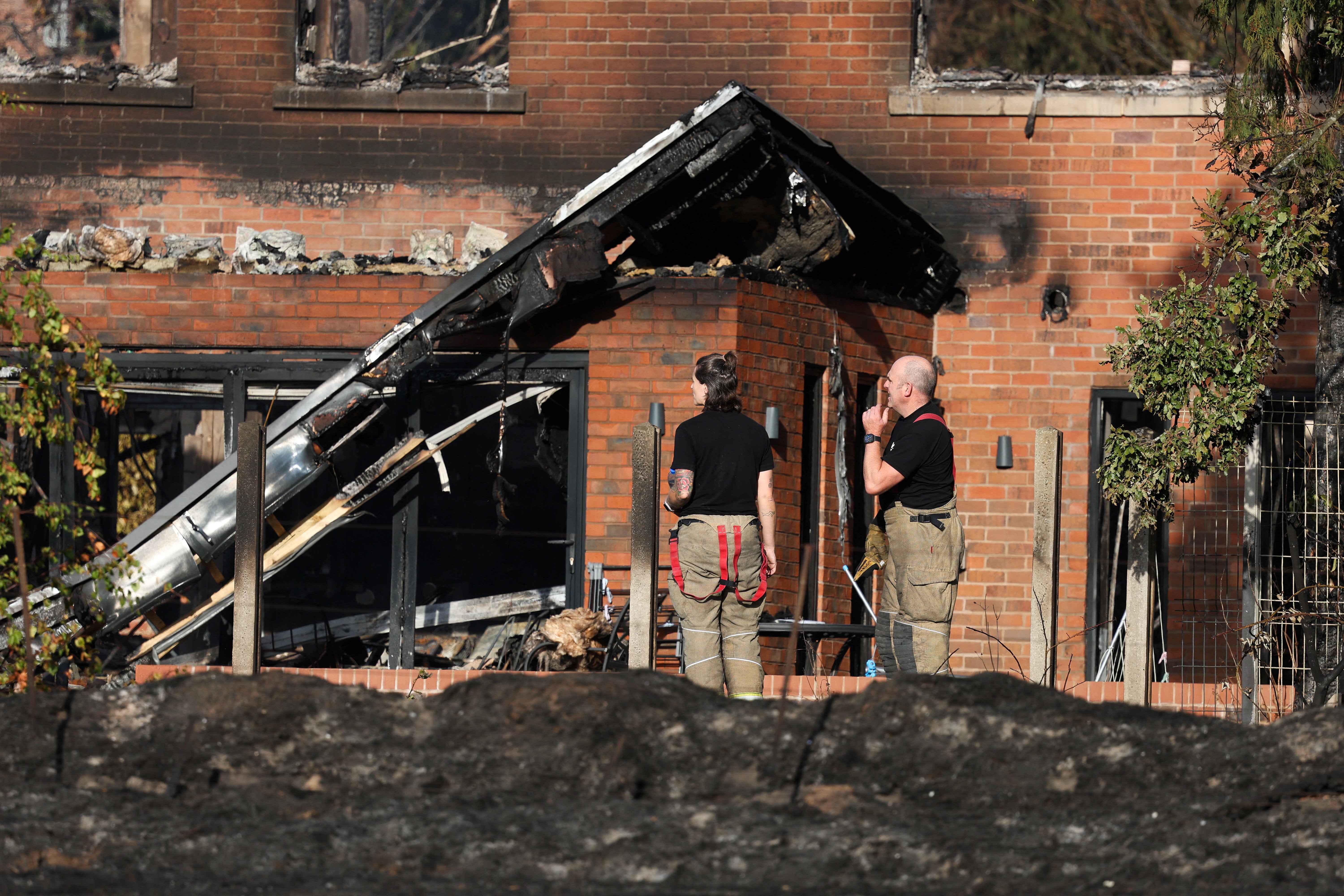 Homes left burnt after fire in Stourbridge (Reuters)