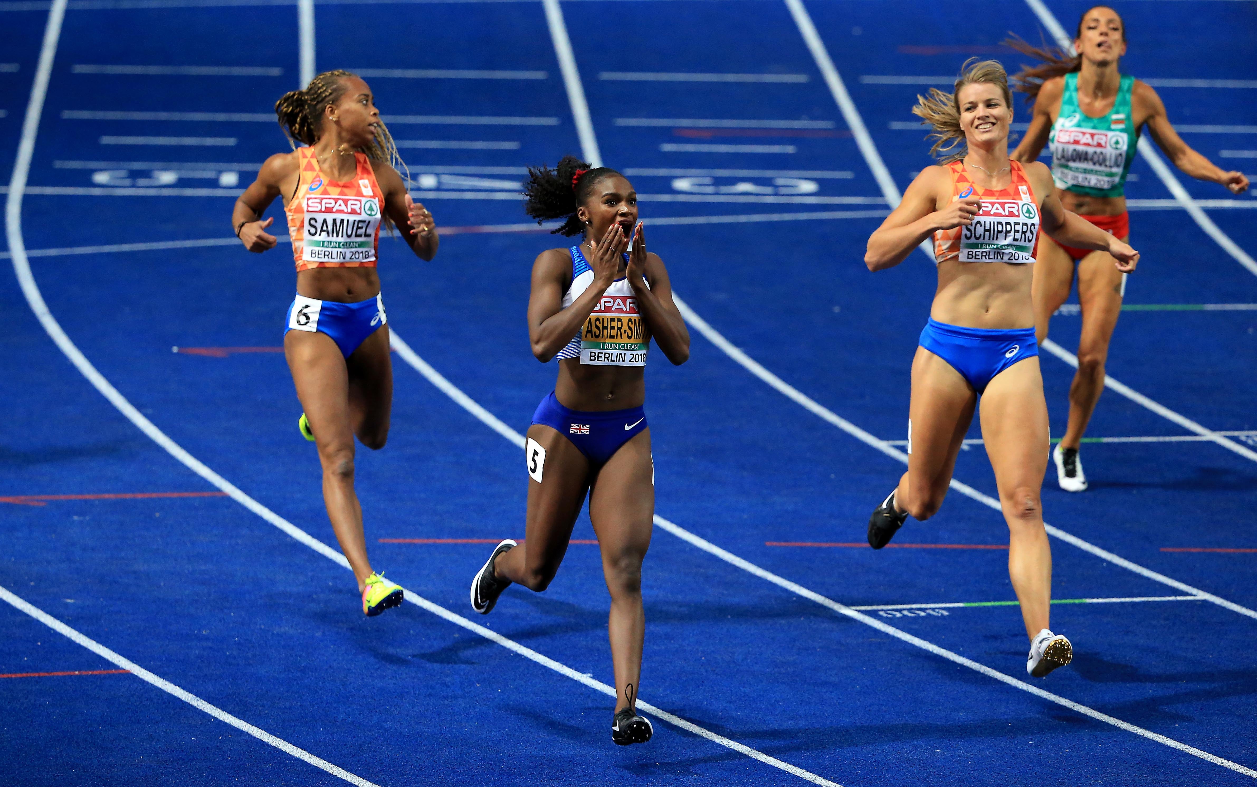 Dina Asher-Smith won a treble at the 2018 European Championships