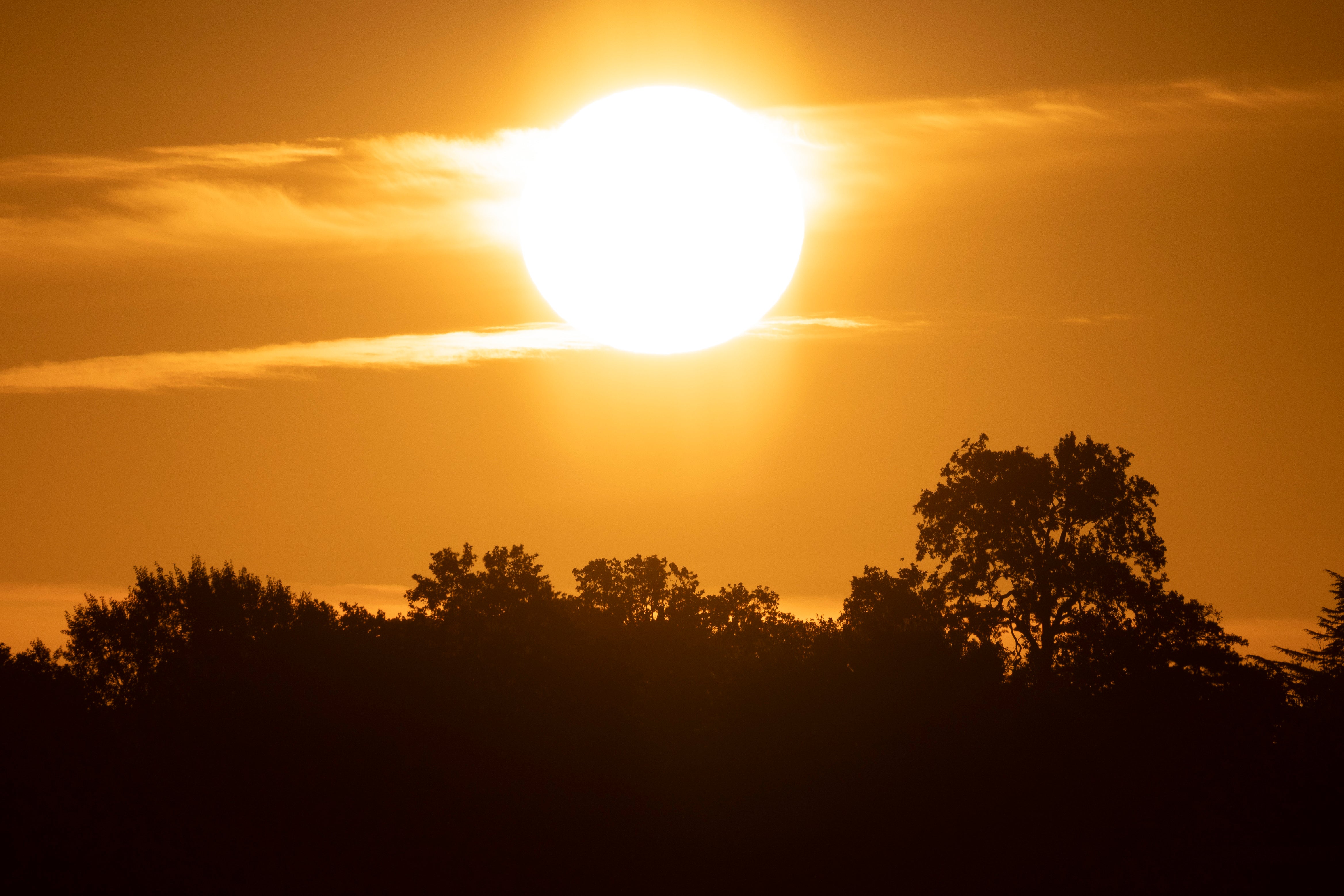 Temperatures in the UK reached 35C during May, June, July and August