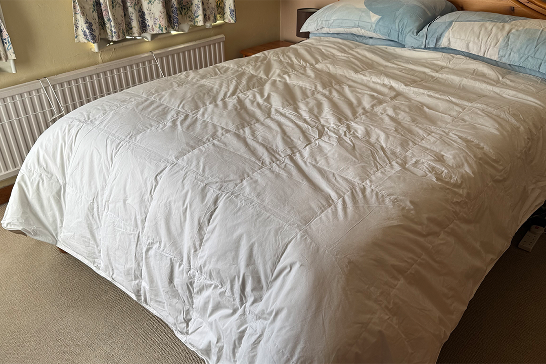 I tested the 4.5 tog option, which impressed with its cosy feel and ability to keep regulate temperature (Jo Plumridge/The Independent)