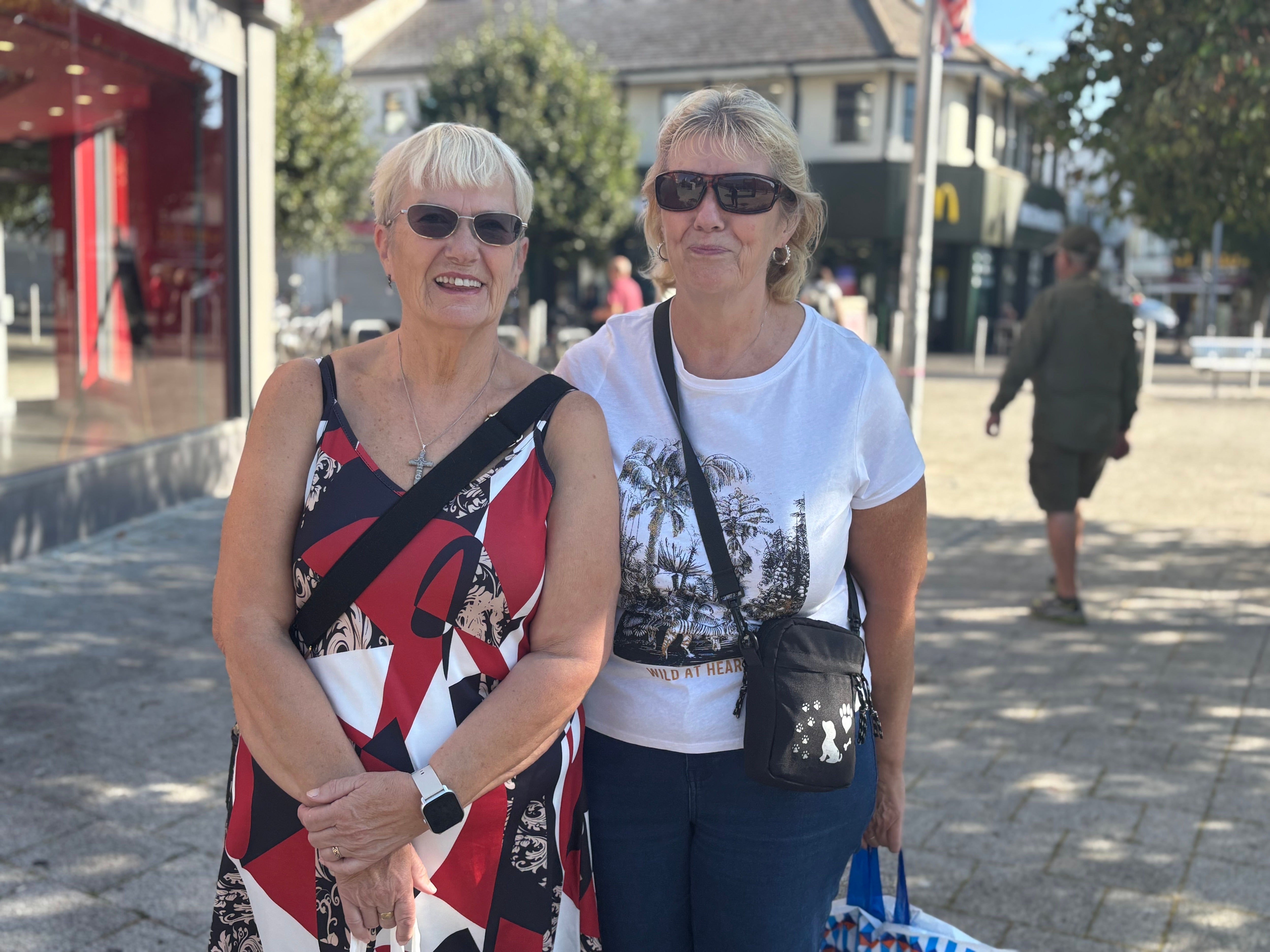 Sisters Jean Brett and Susan Hughes both voted for Nigel Farage