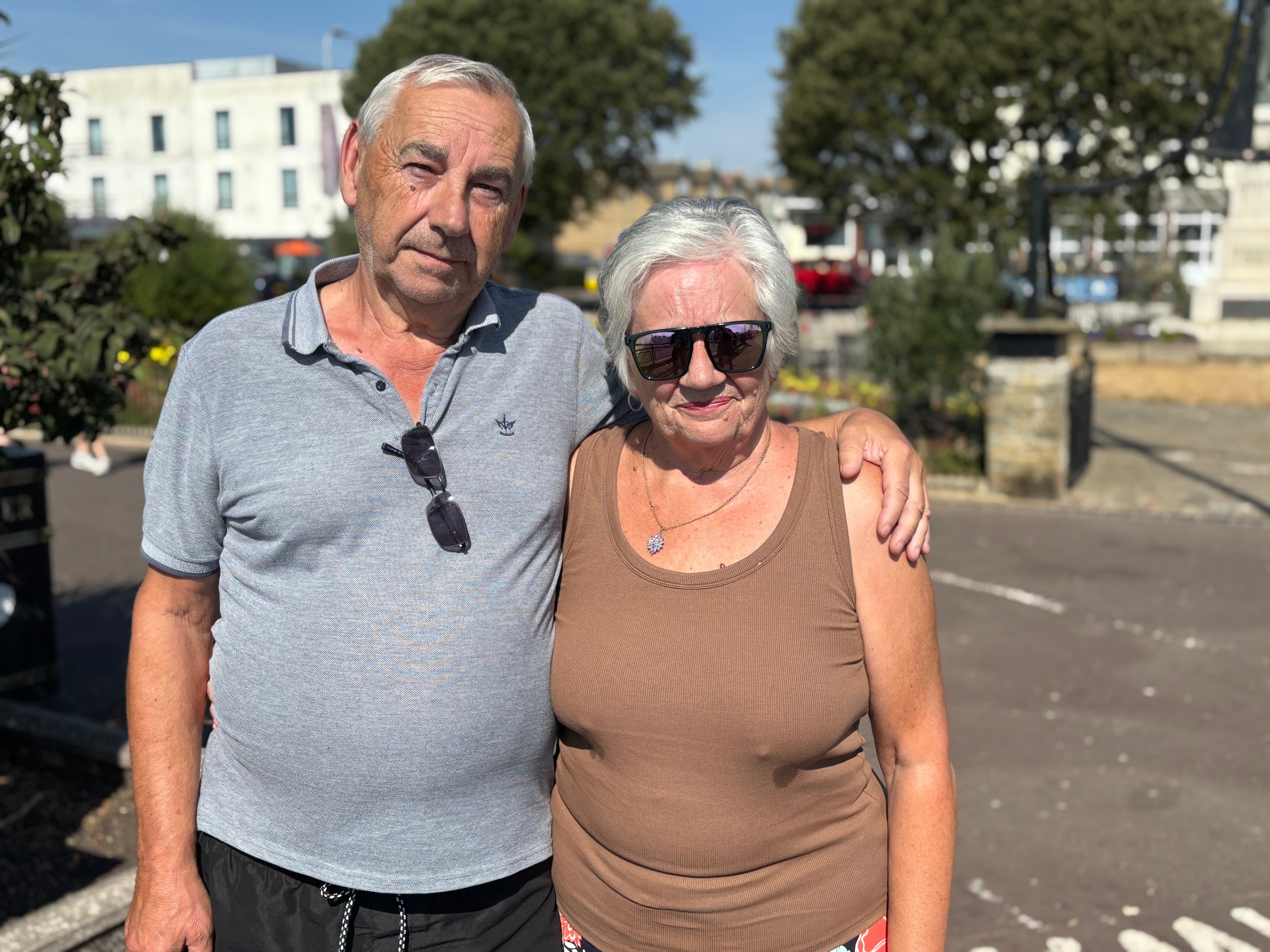John and Sue Wackett wish the main parties had stood in Clacton