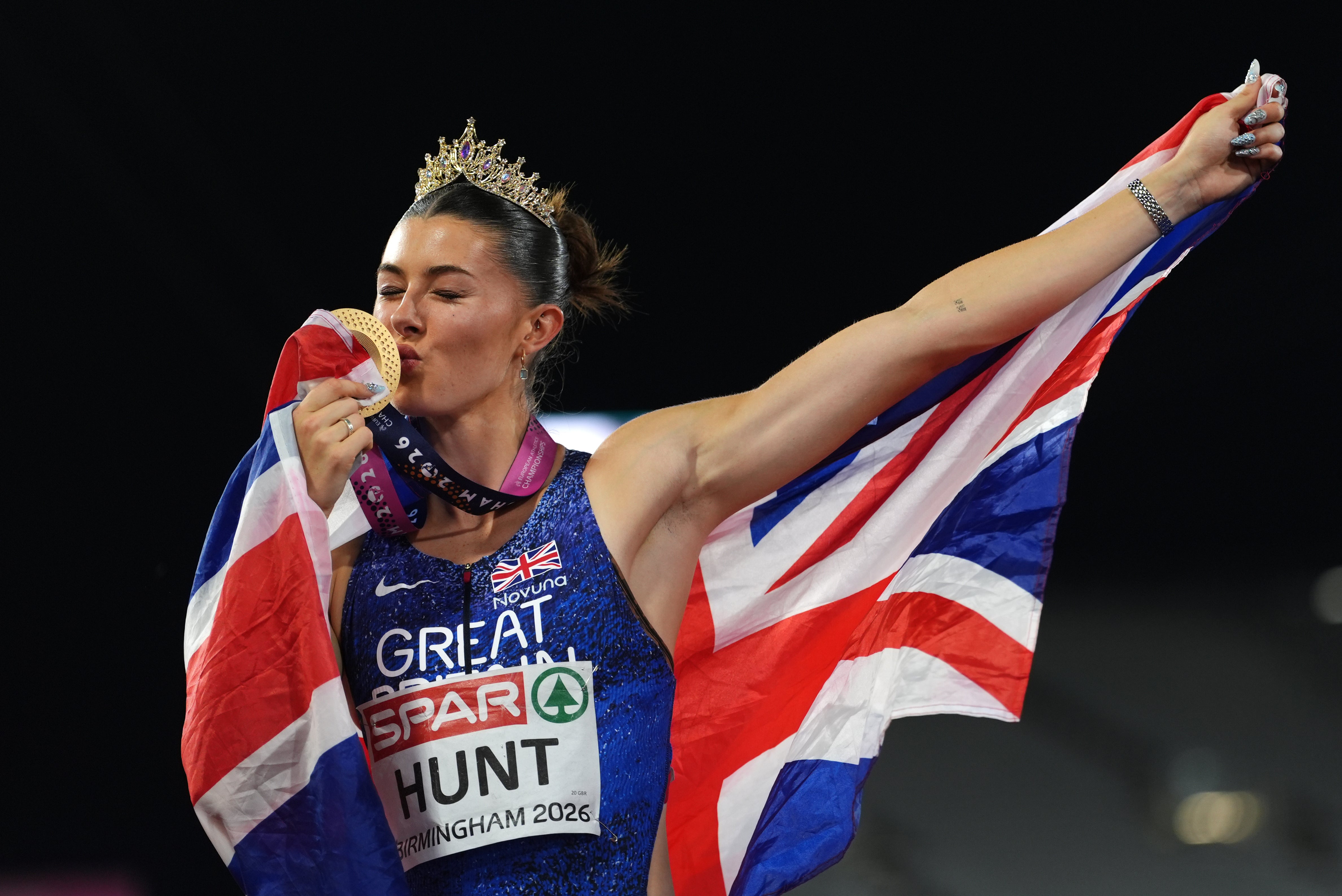 Amy Hunt secured a sprint double with her 200m win on Thursday (Annabel Lee-Ellis/PA) (PA Wire)