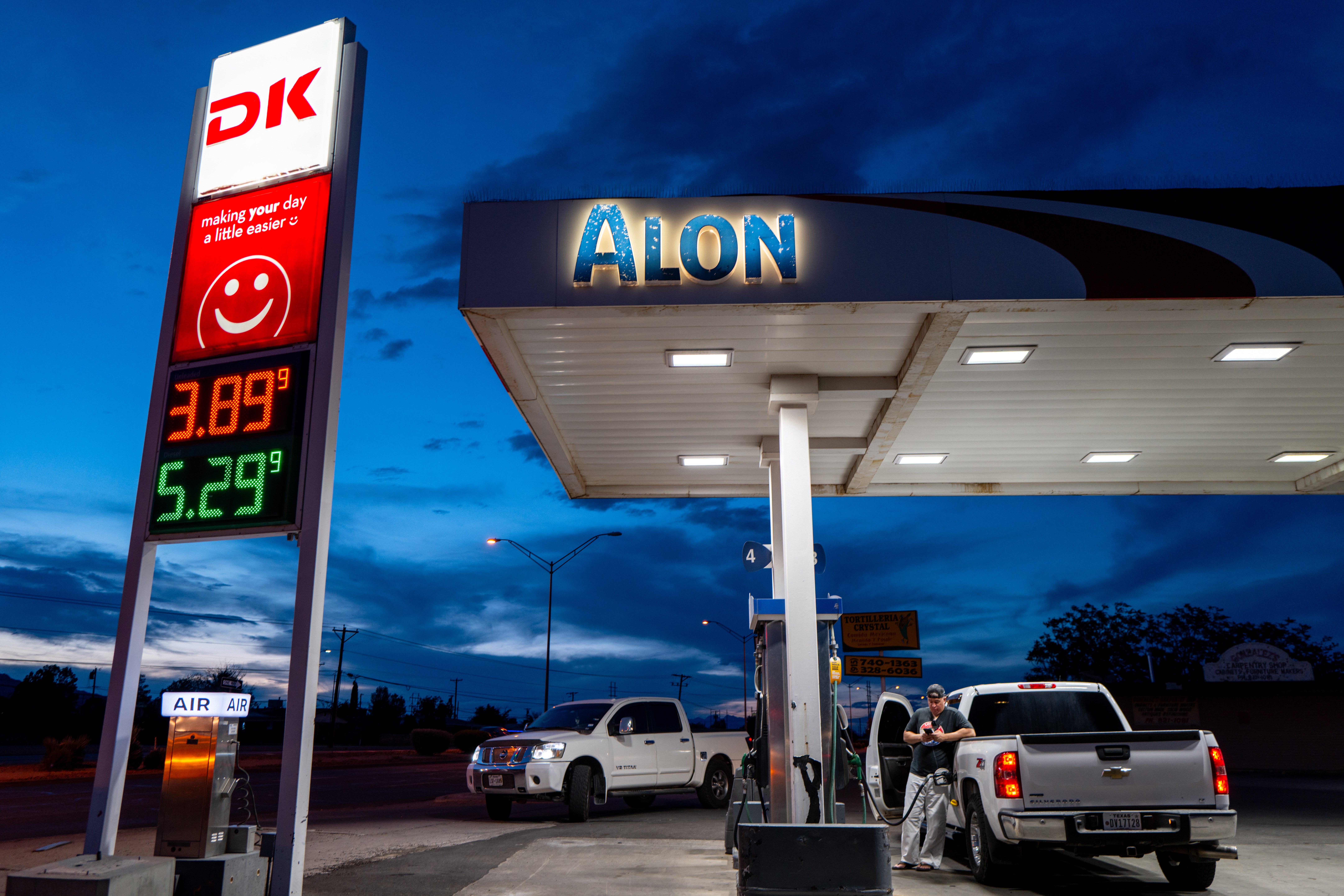 The U.S. national average gas price stood at $4.07 Friday, having already hit an all-time high for mid-August (Getty)