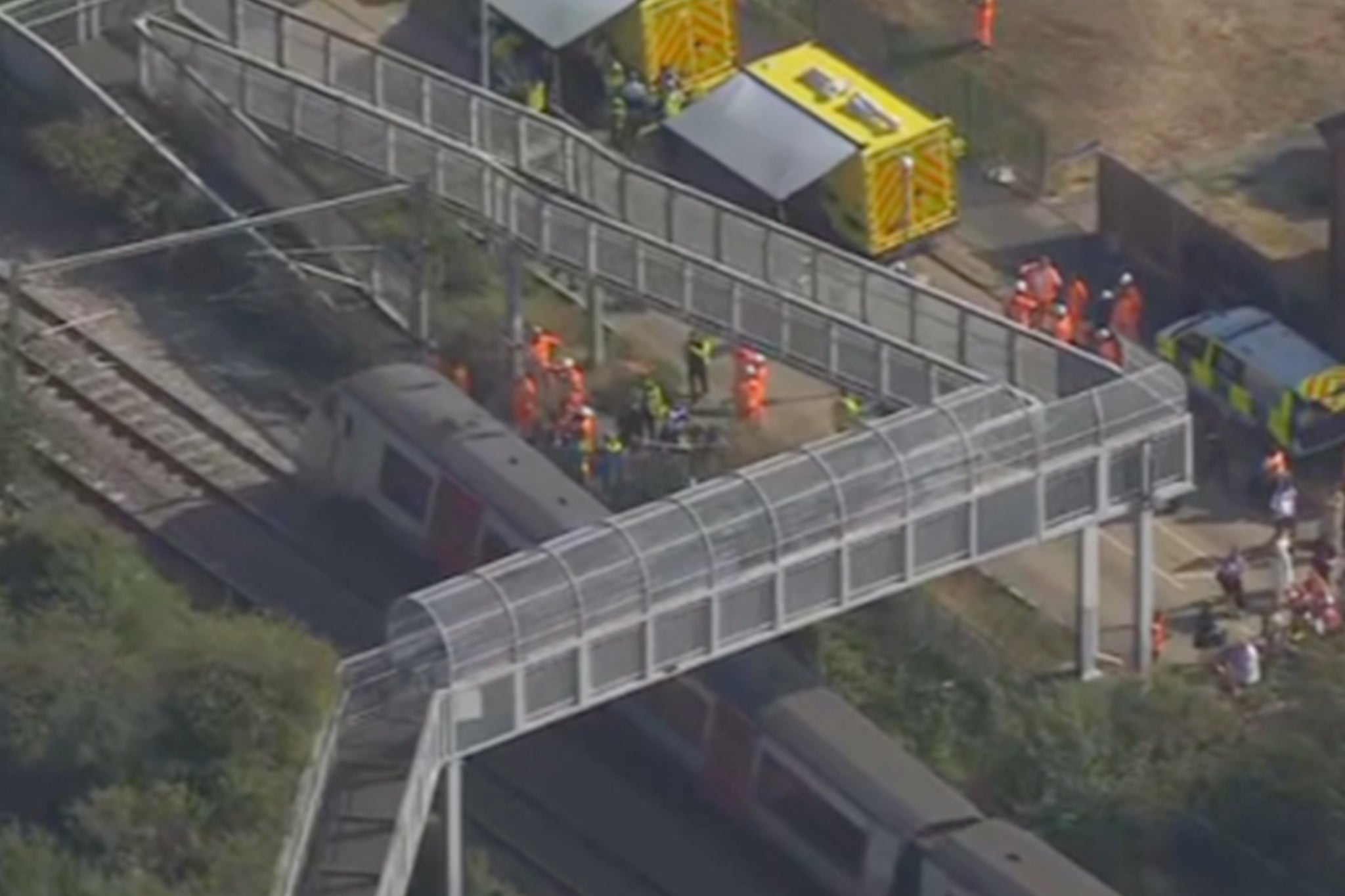 Emergency services were alerted to the incident at 2.12pm (Sky News)