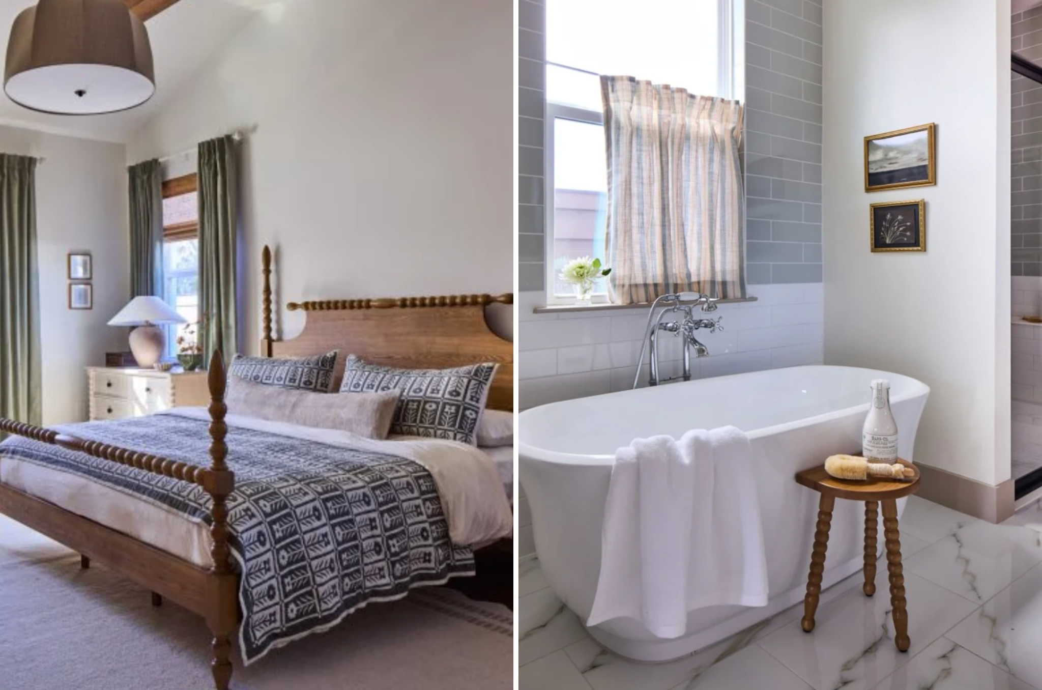 The house includes three bedrooms and three and a half baths
