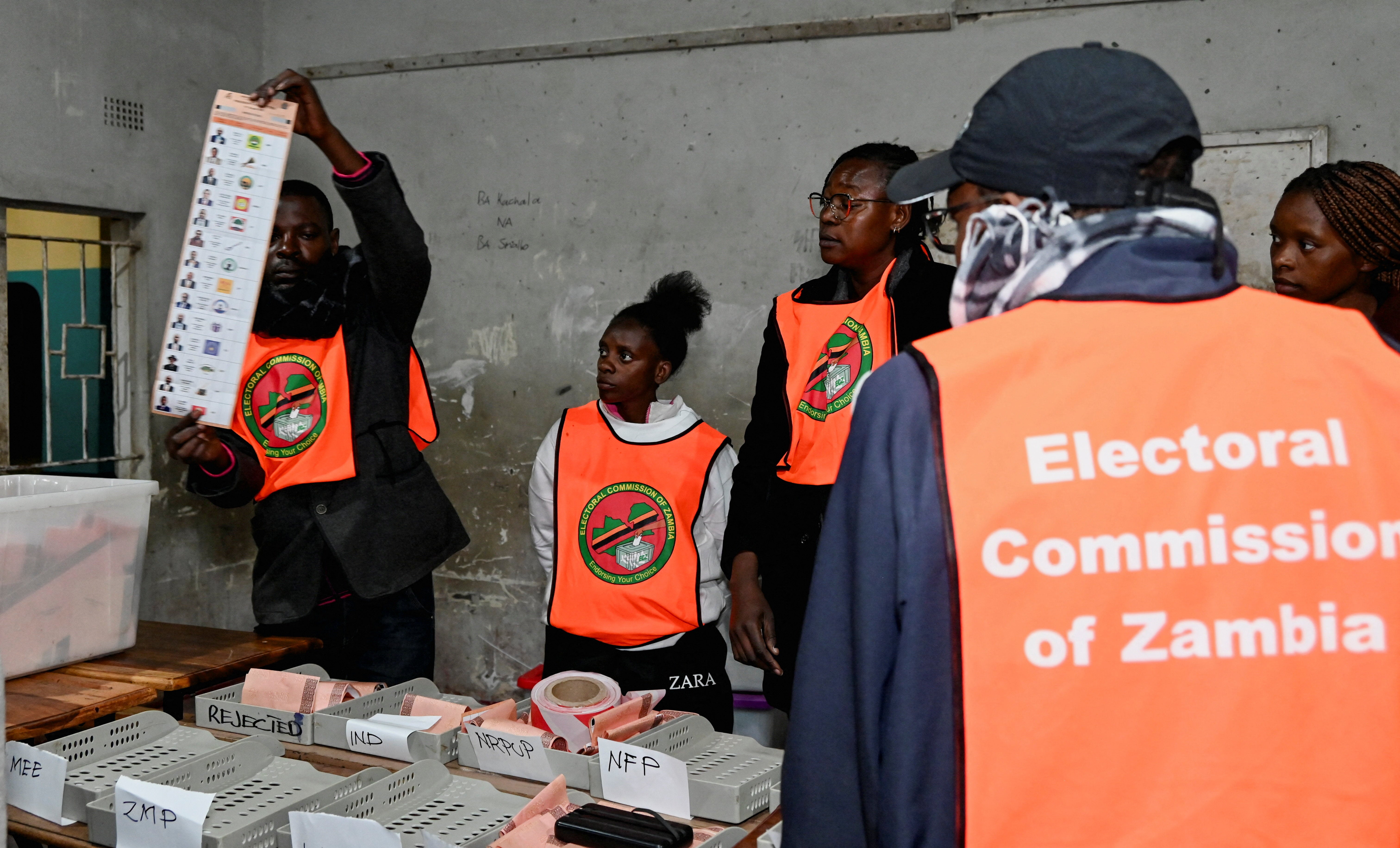 Zambia election chaos erupts as vote count halted over alleged violence