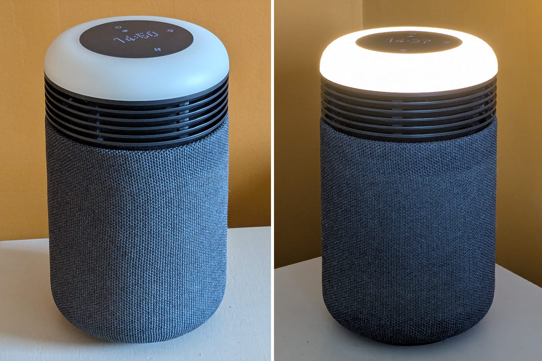 When using the alarm, the light is a nice orange that gradually brightens (Kat Bayly/The Independent)