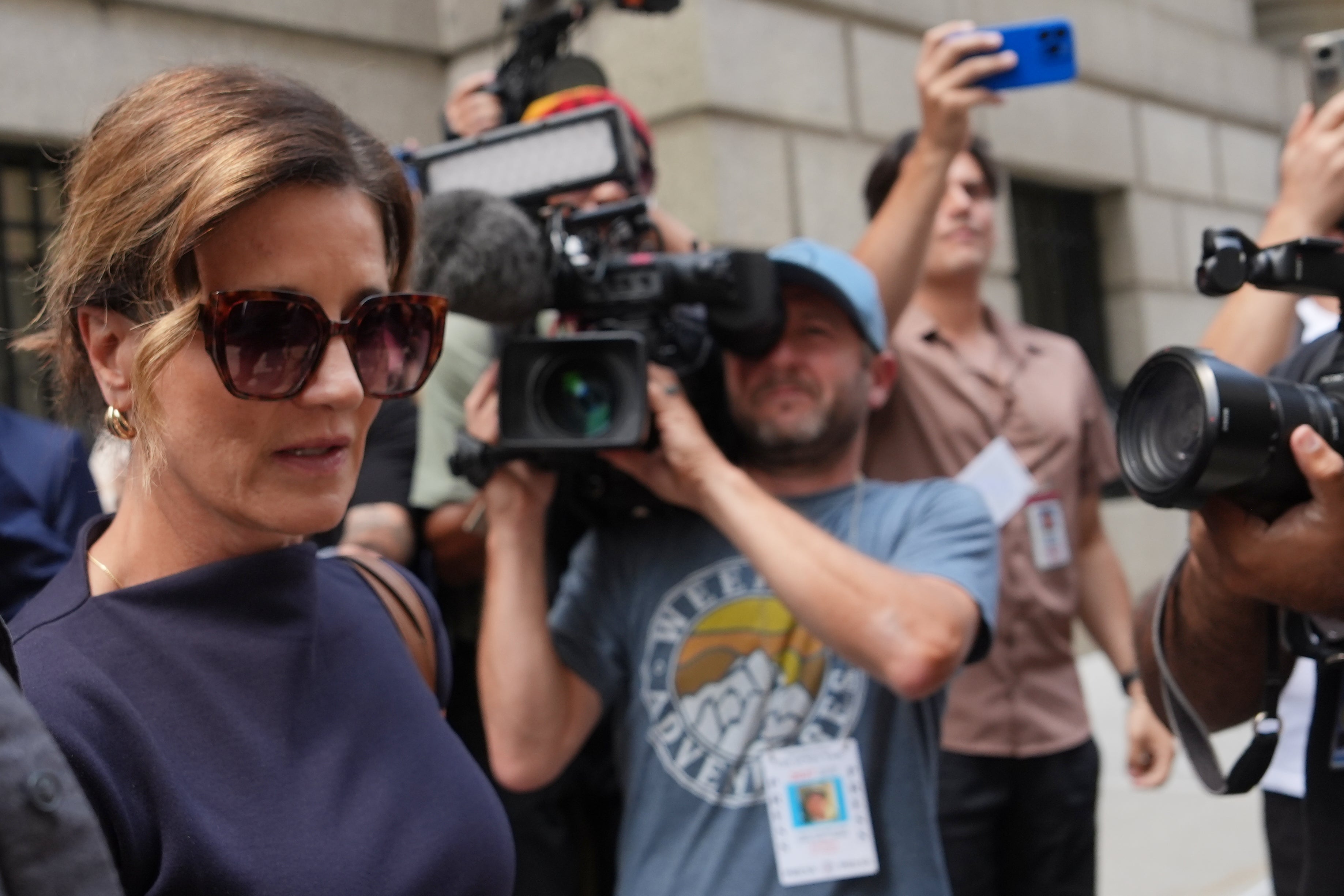 Paulette ‘Pauley’ Thompson, Brian Thompson’s wife, was in the courtroom to hear Mangione’s confession. (AP)