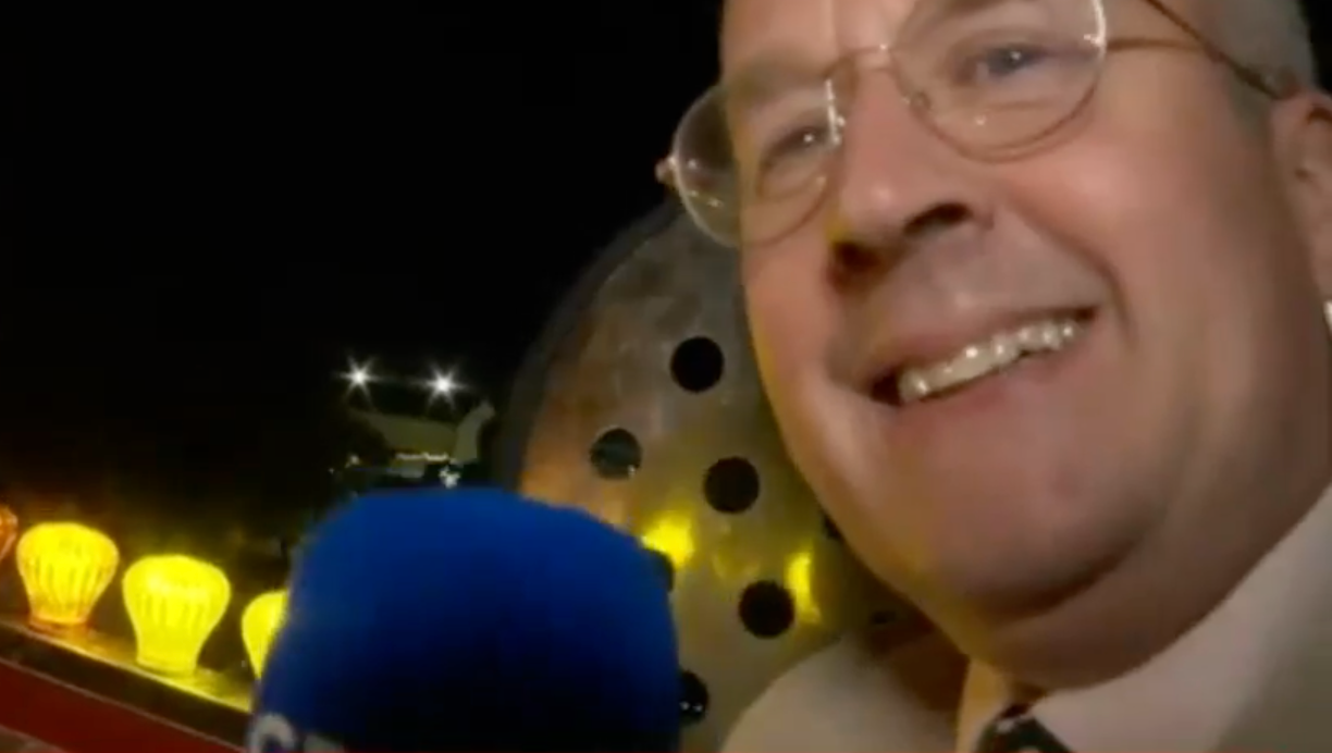 Reporter gets stranded on ‘Farage fest’ ferris wheel in Clacton