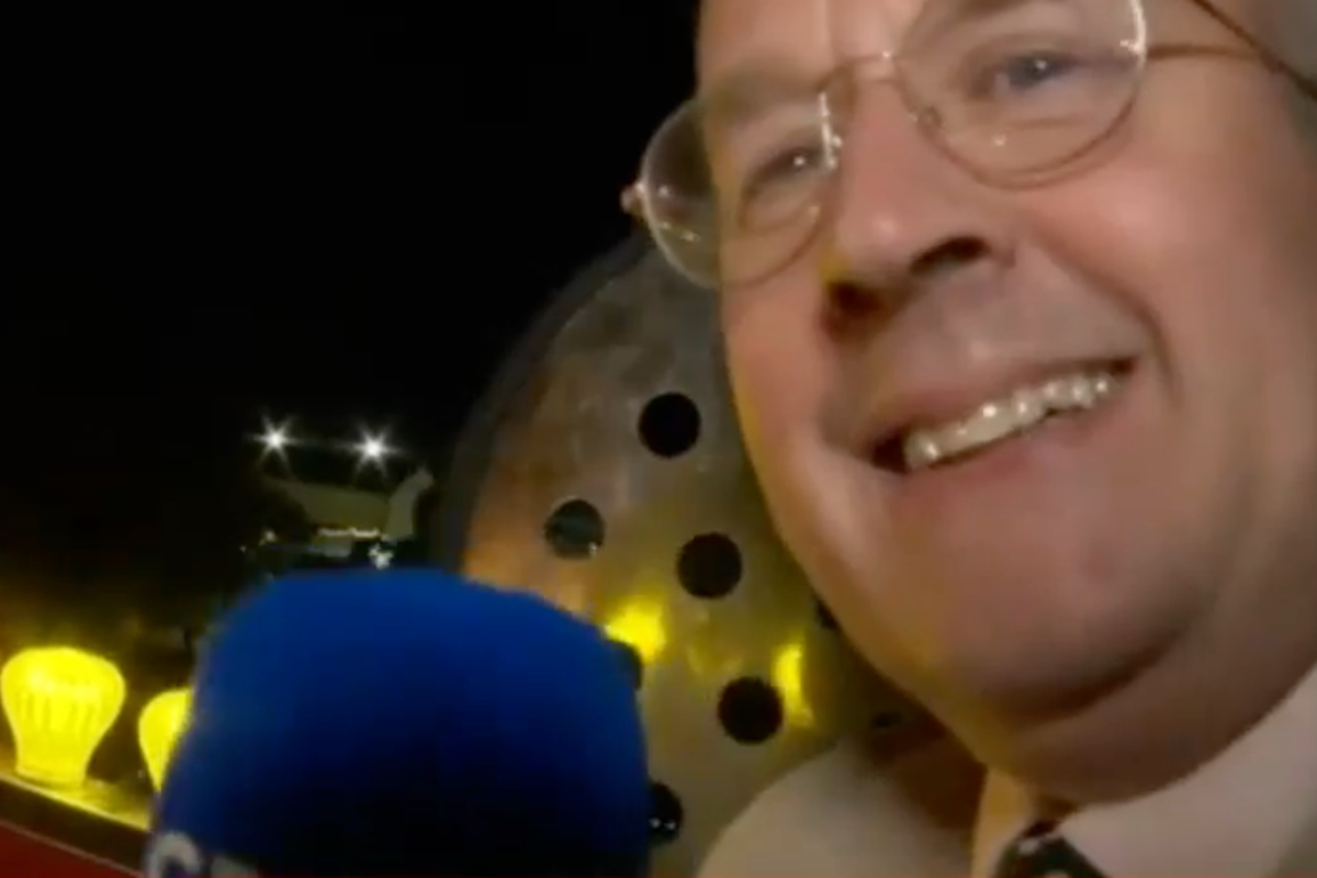 ‘This is not in my contract’: Reporter gets stranded on ‘Farage fest’ ferris wheel in Clacton